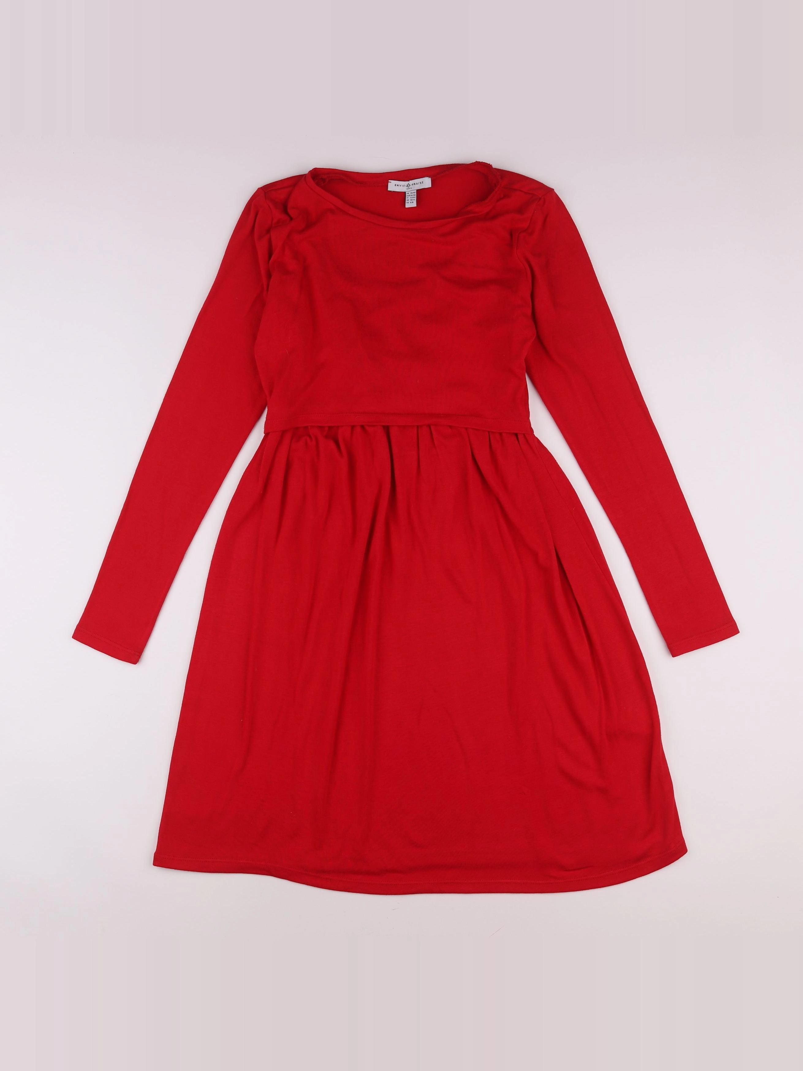 Envie de fraise - robe grossesse rouge - 38 à 40