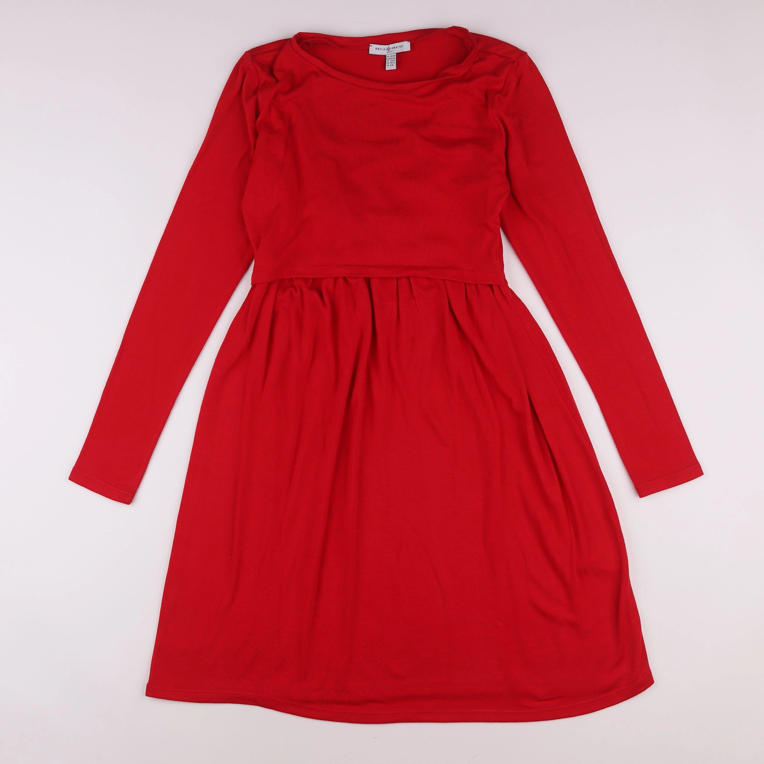 Envie de fraise - robe grossesse rouge - 38 à 40