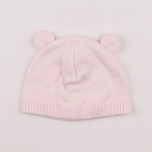 Petit Bateau - bonnet rose - 6 mois