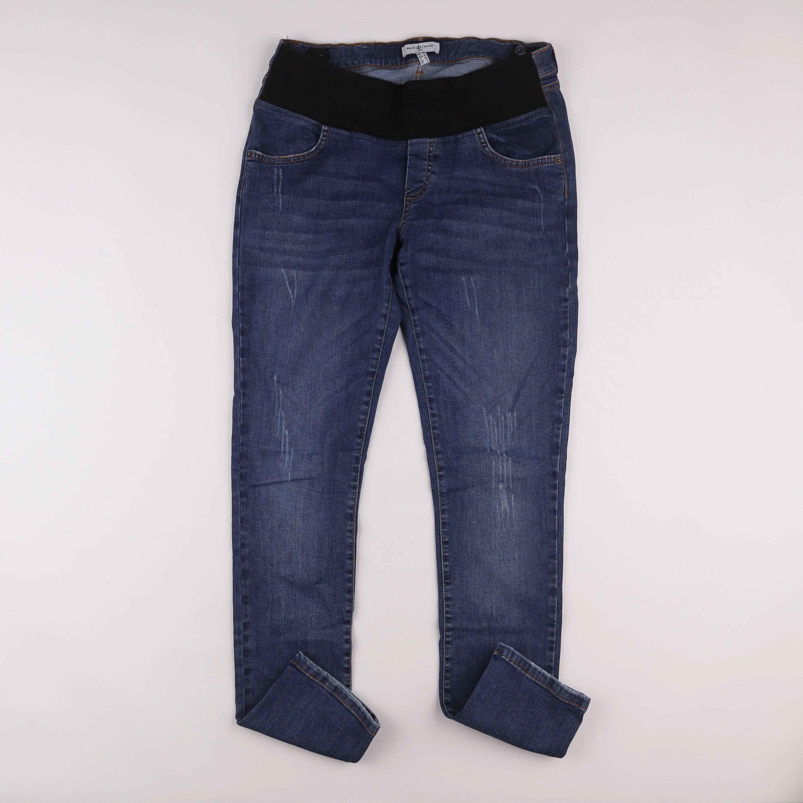 Envie de fraise - jean grossesse bleu - 38
