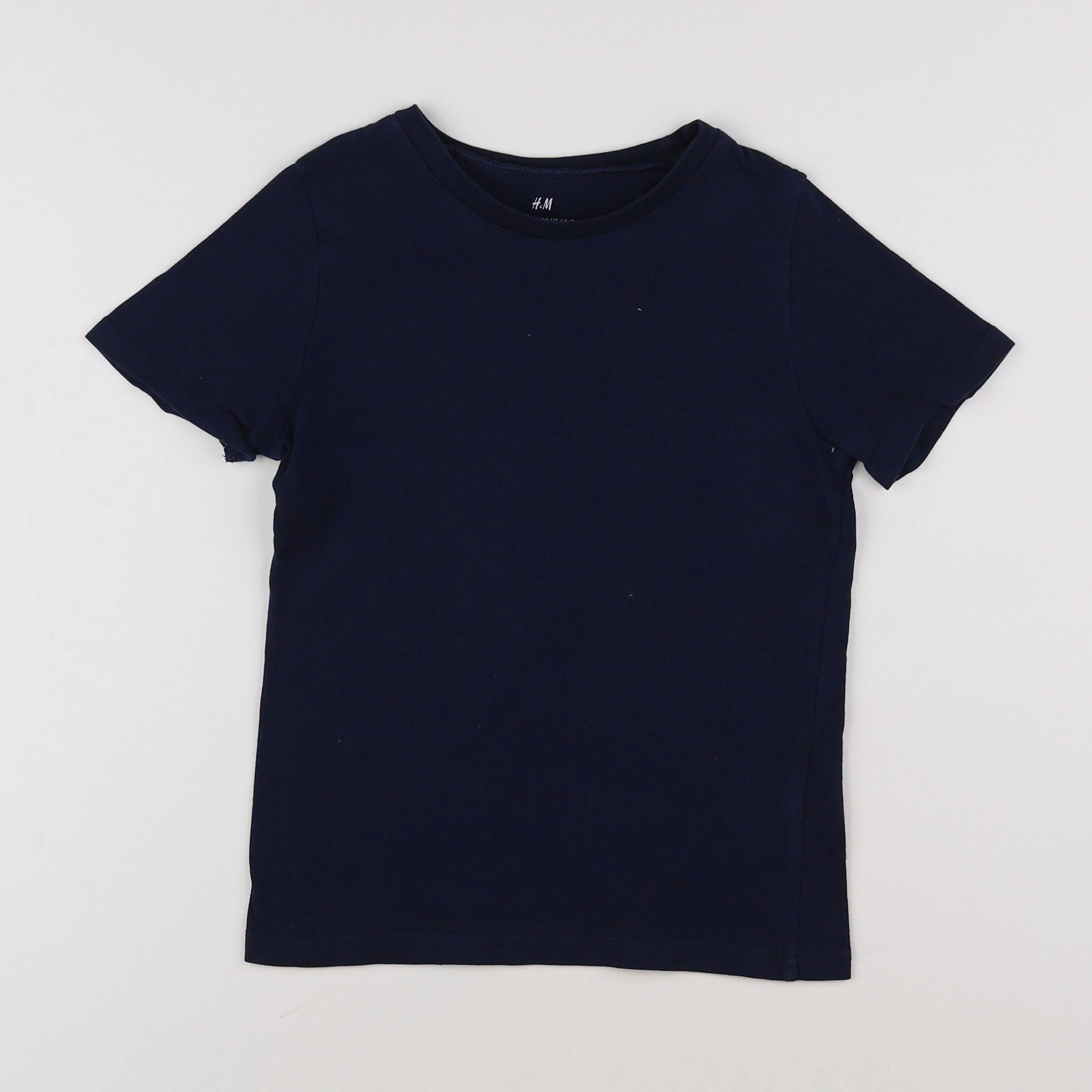 H&M - tee-shirt bleu - 6/8 ans