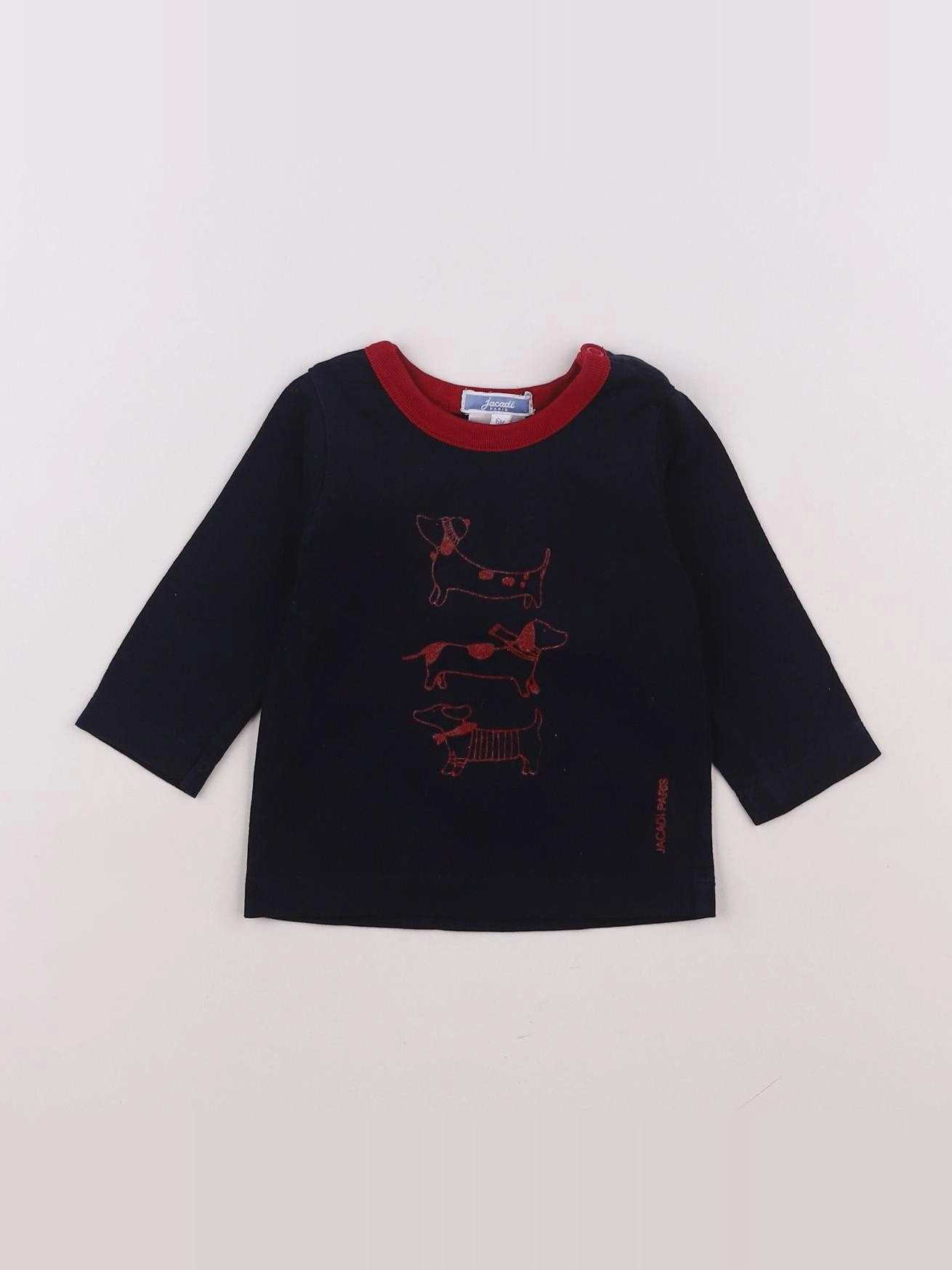 Jacadi - tee-shirt bleu - 6 mois