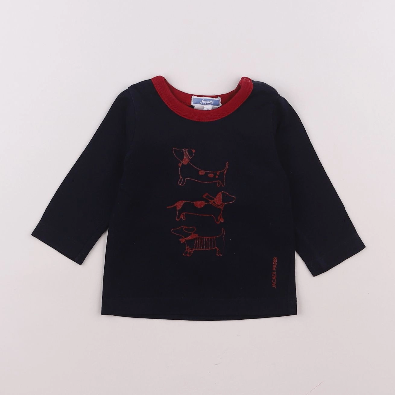 Jacadi - tee-shirt bleu - 6 mois