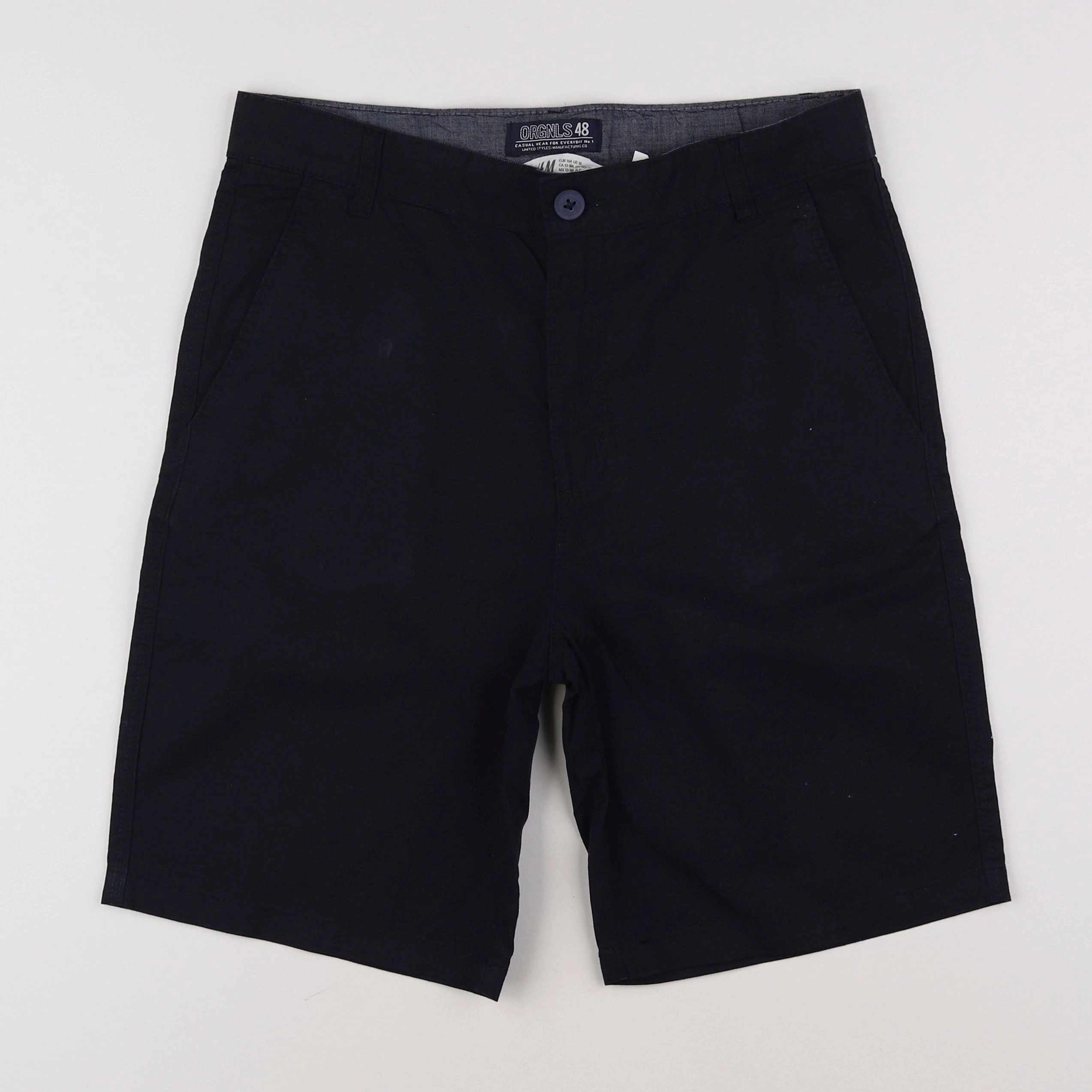 H&M - short bleu - 13/14 ans