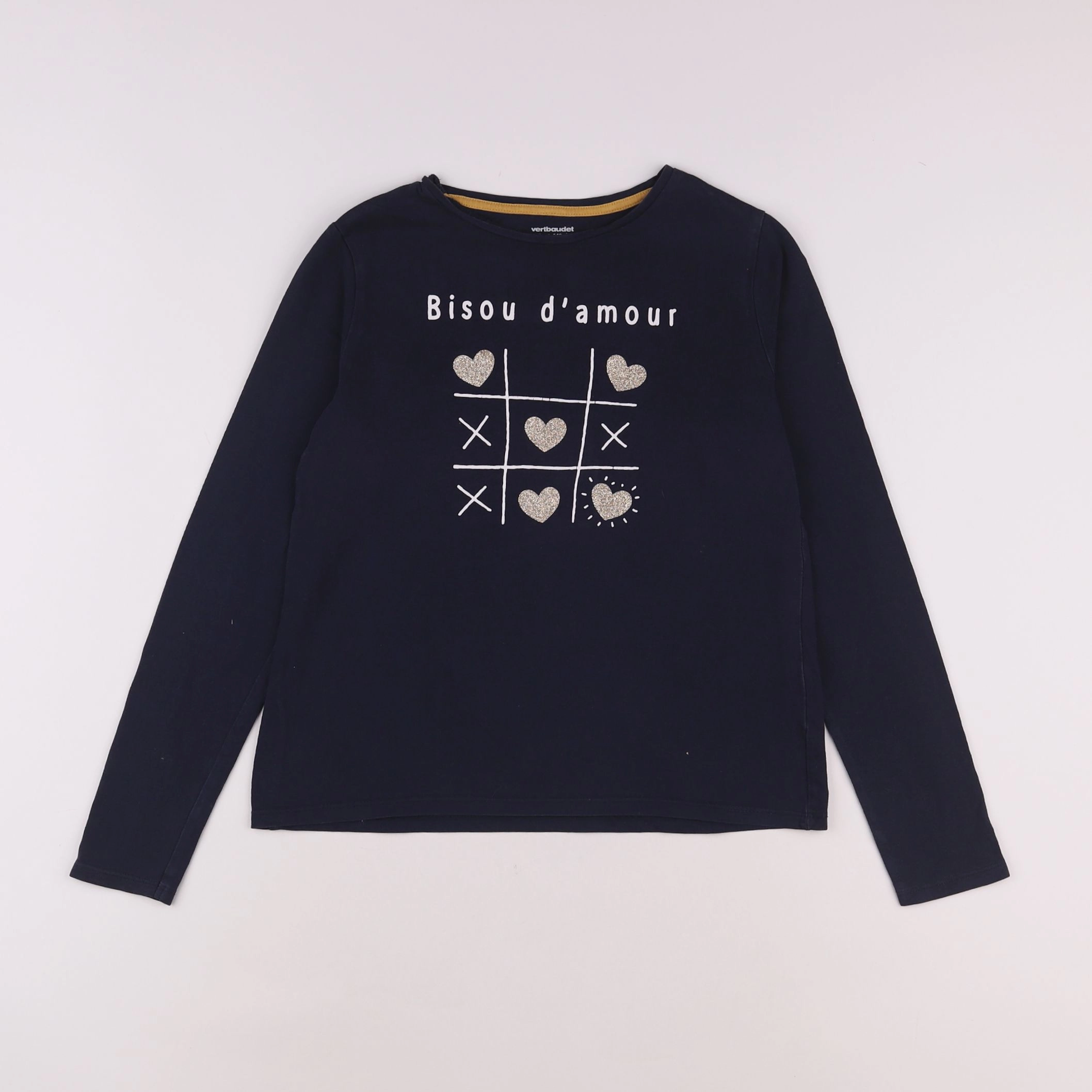 Vertbaudet - tee-shirt bleu - 10 ans