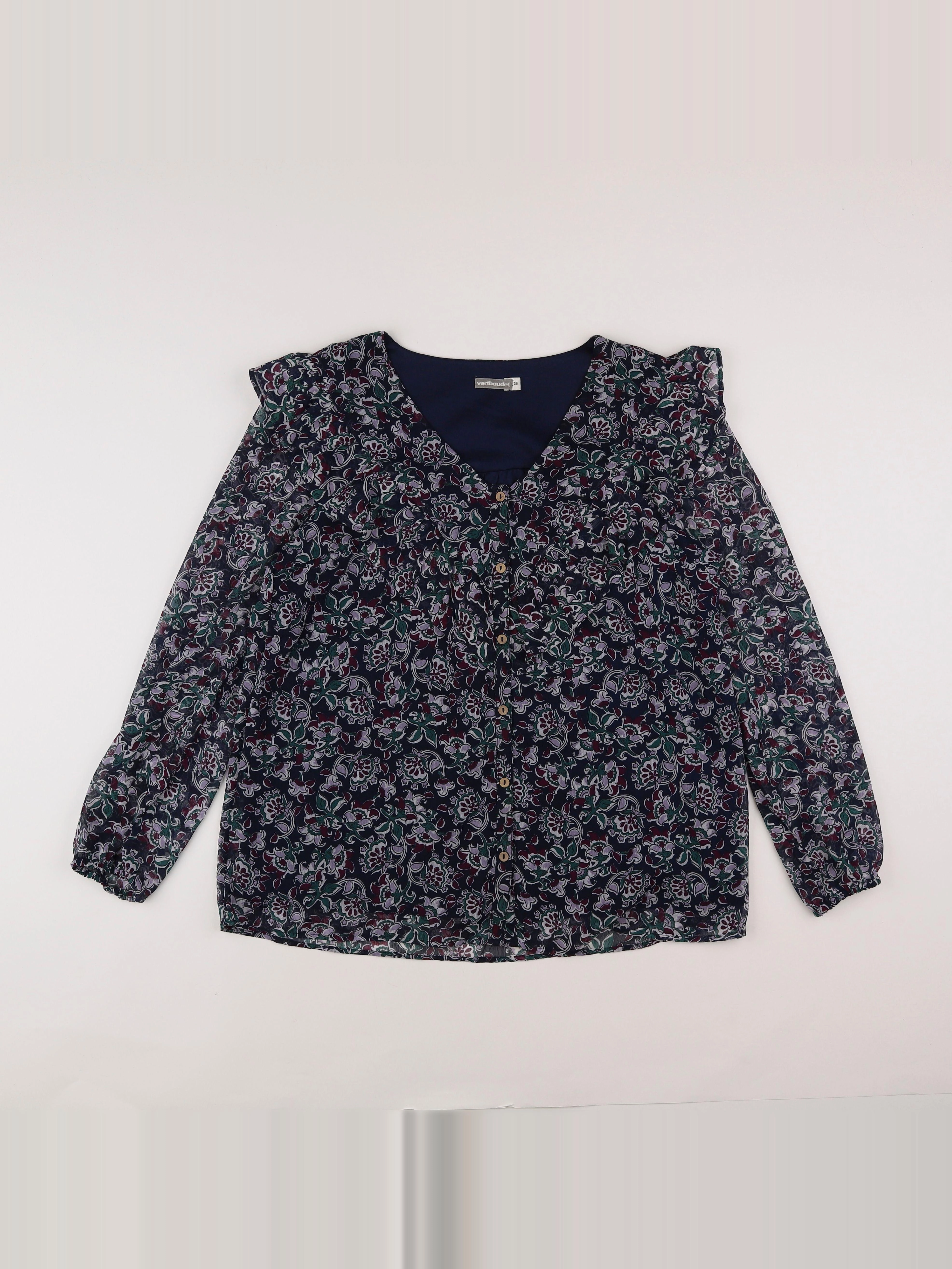 Vertbaudet - blouse grossesse bleu - 38
