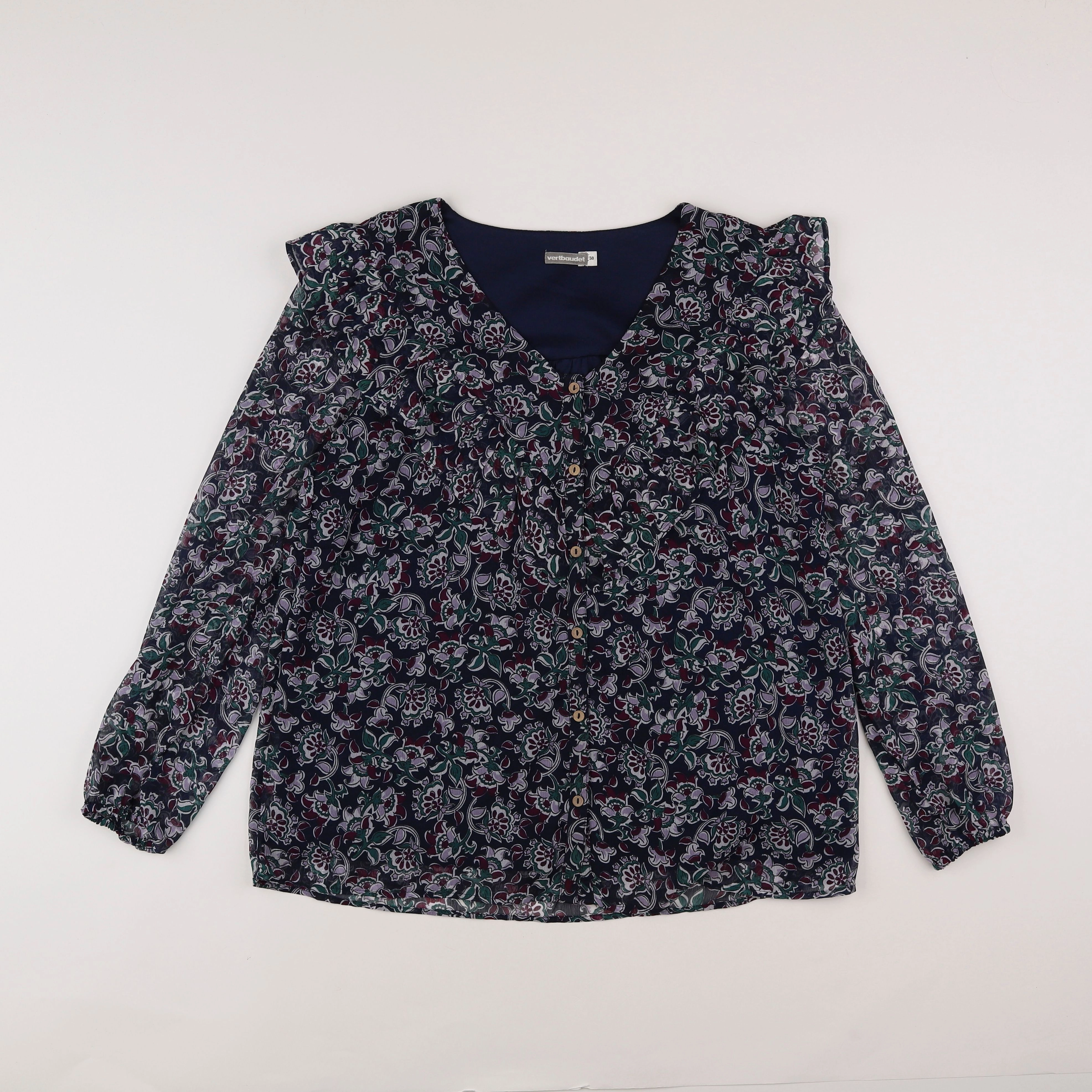 Vertbaudet - blouse grossesse bleu - 38