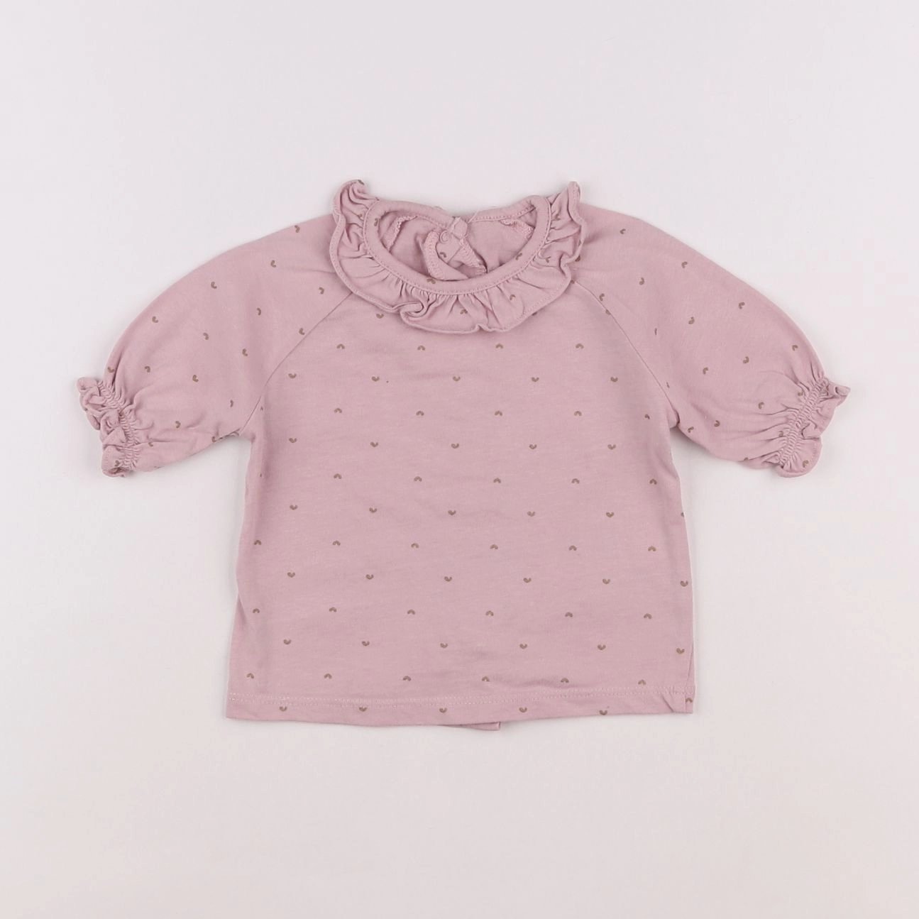 Vertbaudet - tee-shirt rose - 9 mois