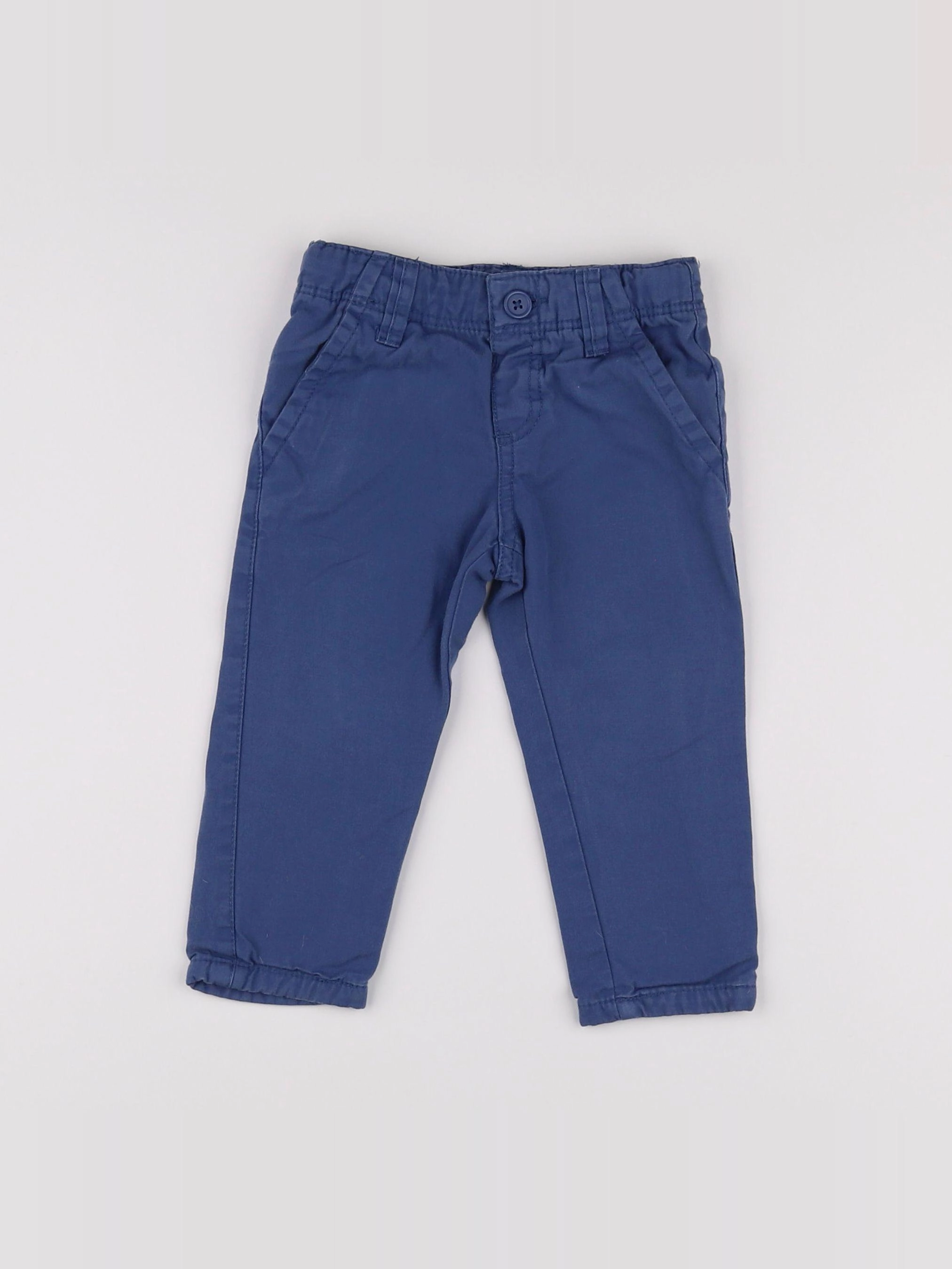 Boutchou - pantalon bleu - 12 mois