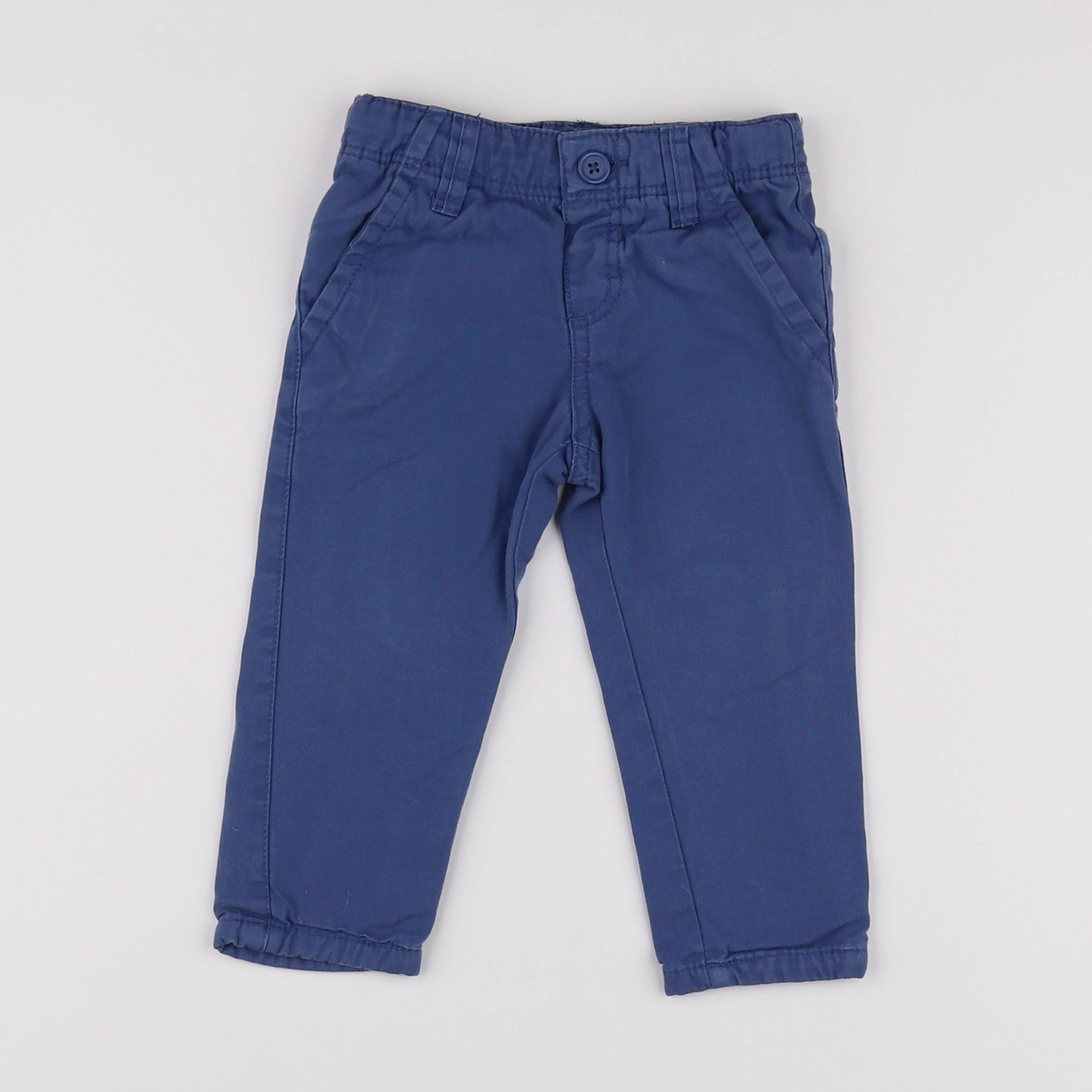 Boutchou - pantalon bleu - 12 mois