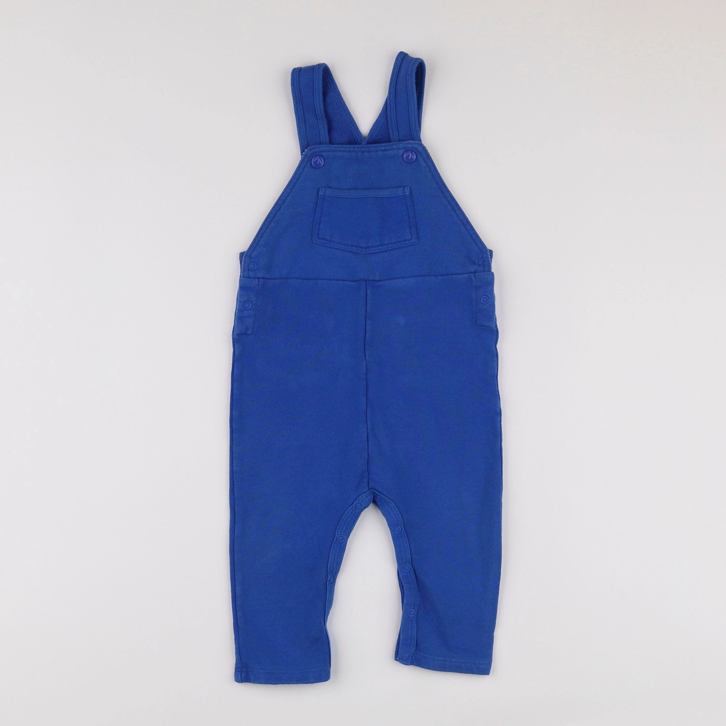 Petit Bateau - salopette bleu - 12 mois