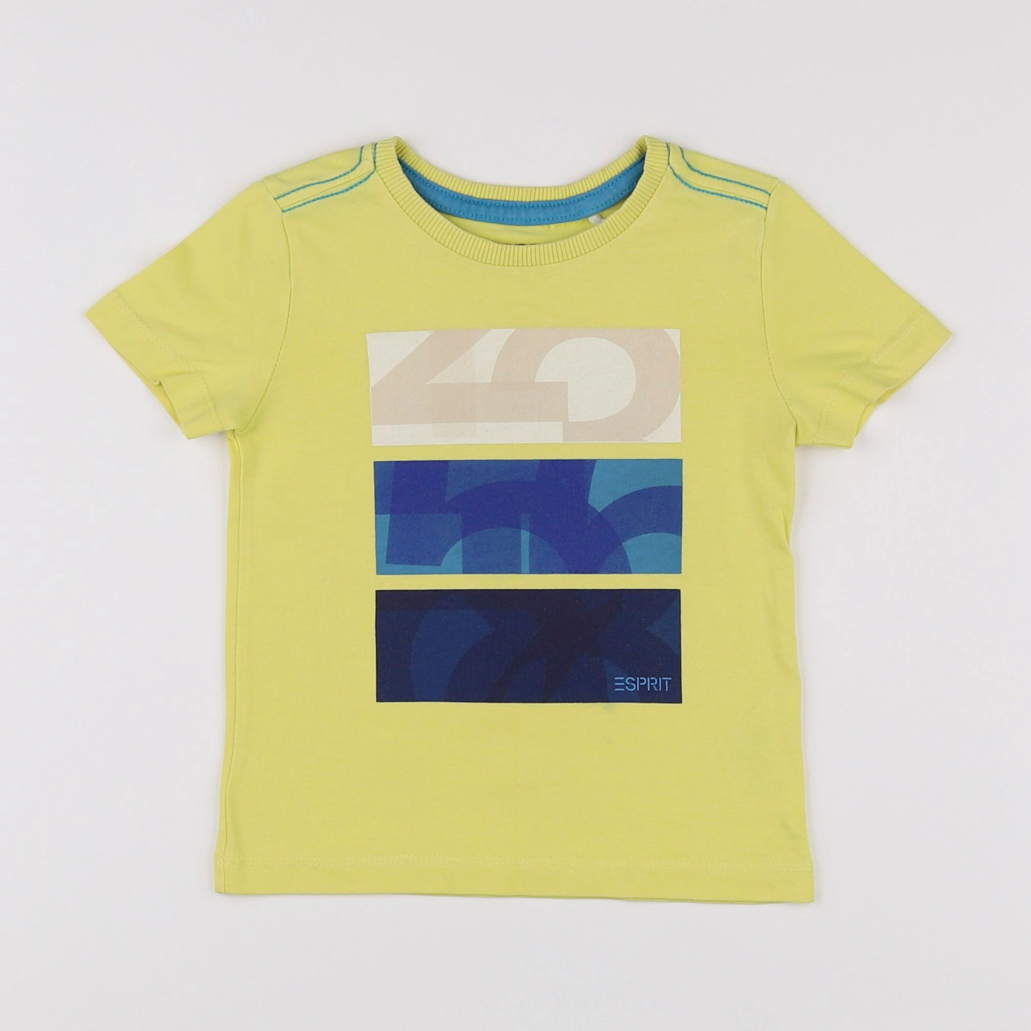 Esprit - tee-shirt jaune - 2 ans