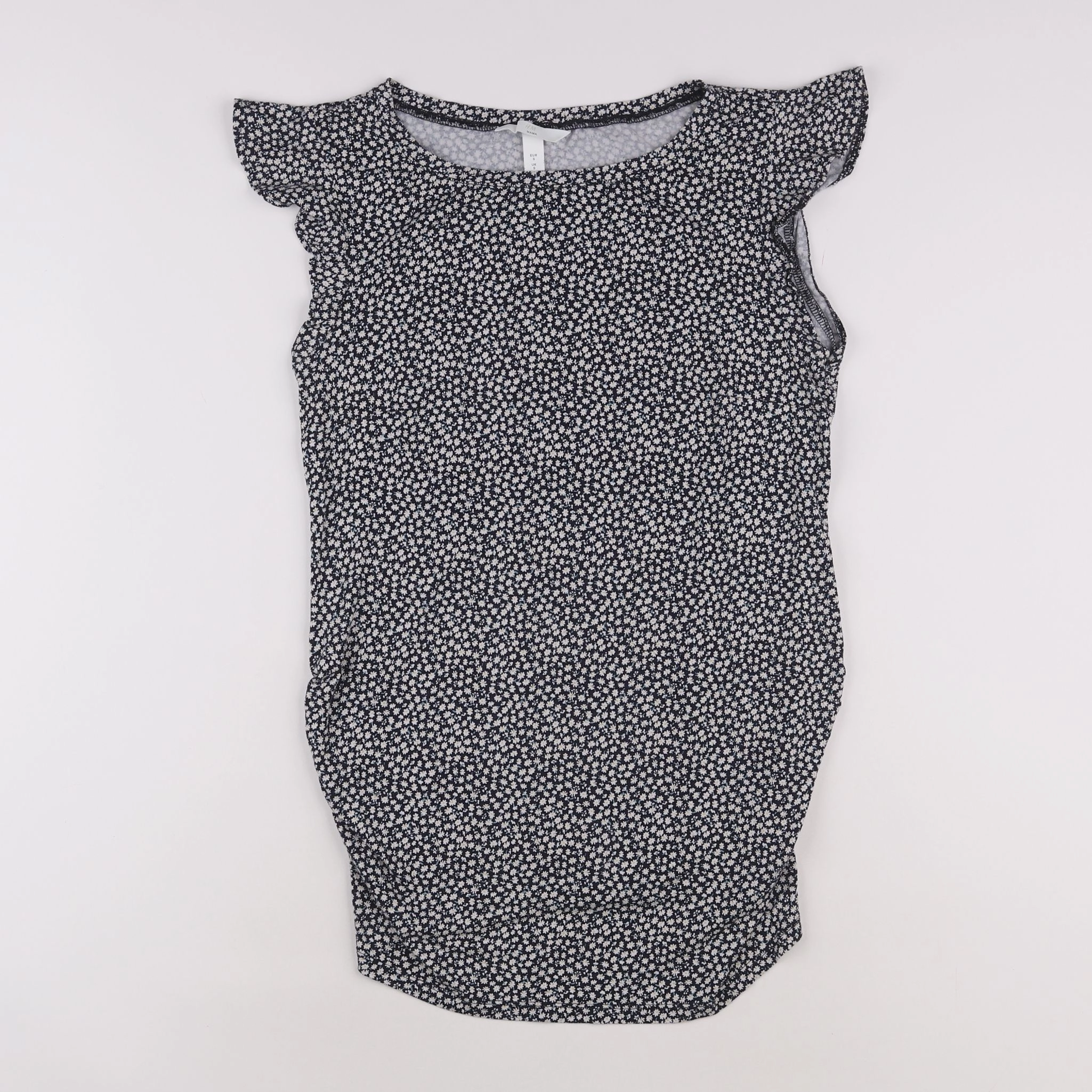 H&M - tee-shirt grossesse bleu - 38
