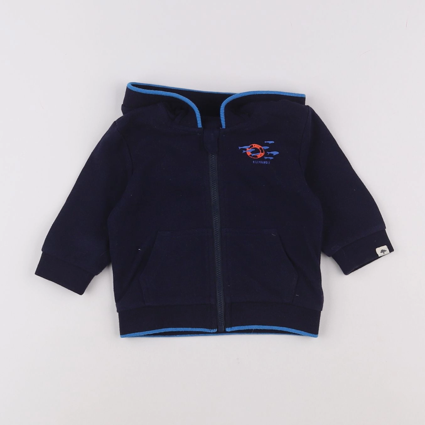 Billy Bandit - sweat bleu - 6 mois