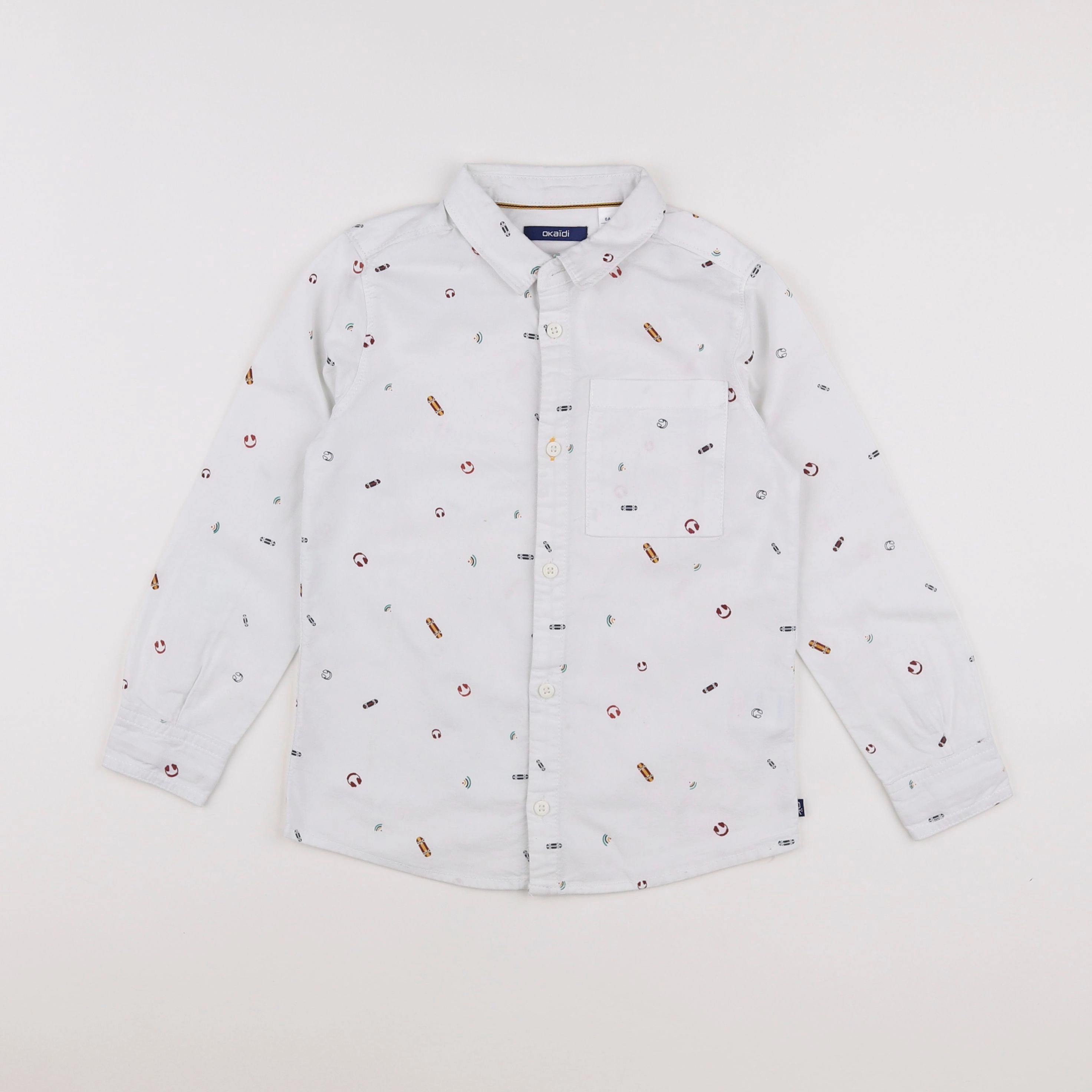 Okaidi - chemise blanc - 6 ans
