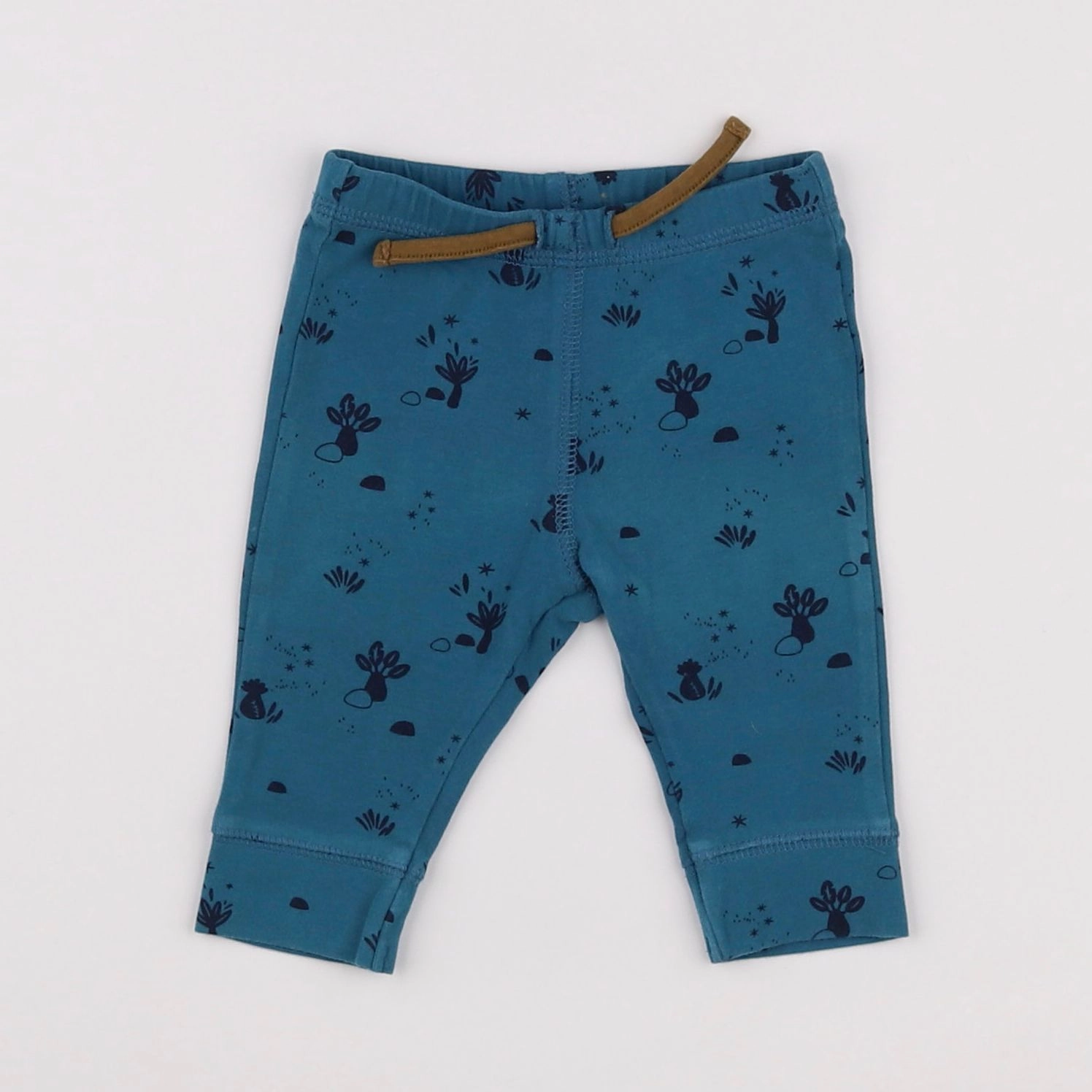 Moulin Roty - legging bleu - 3 mois