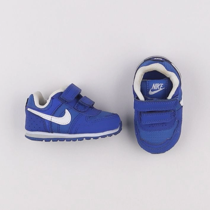Nike - tennis à scratch/ lacets bleu - pointure 18
