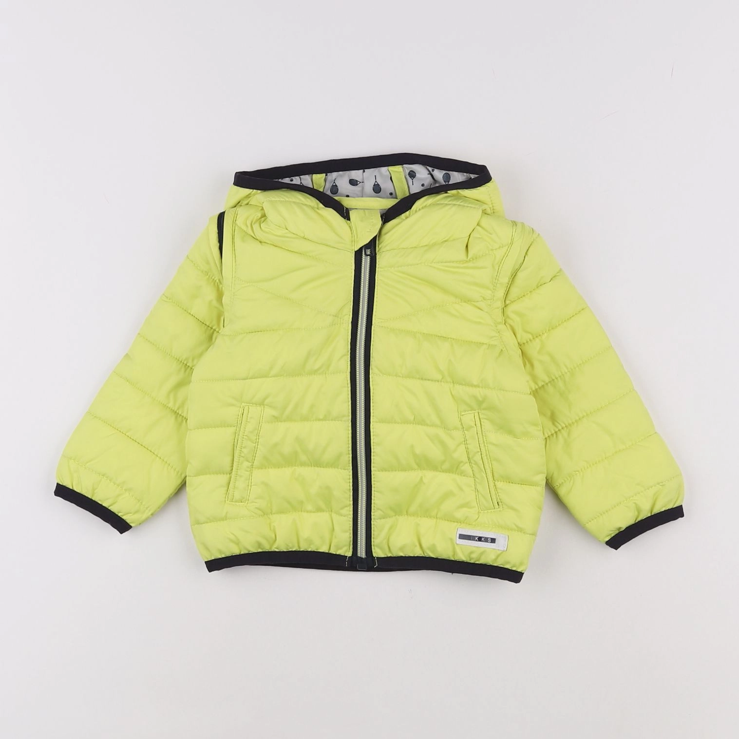 IKKS - doudoune jaune - 12 mois