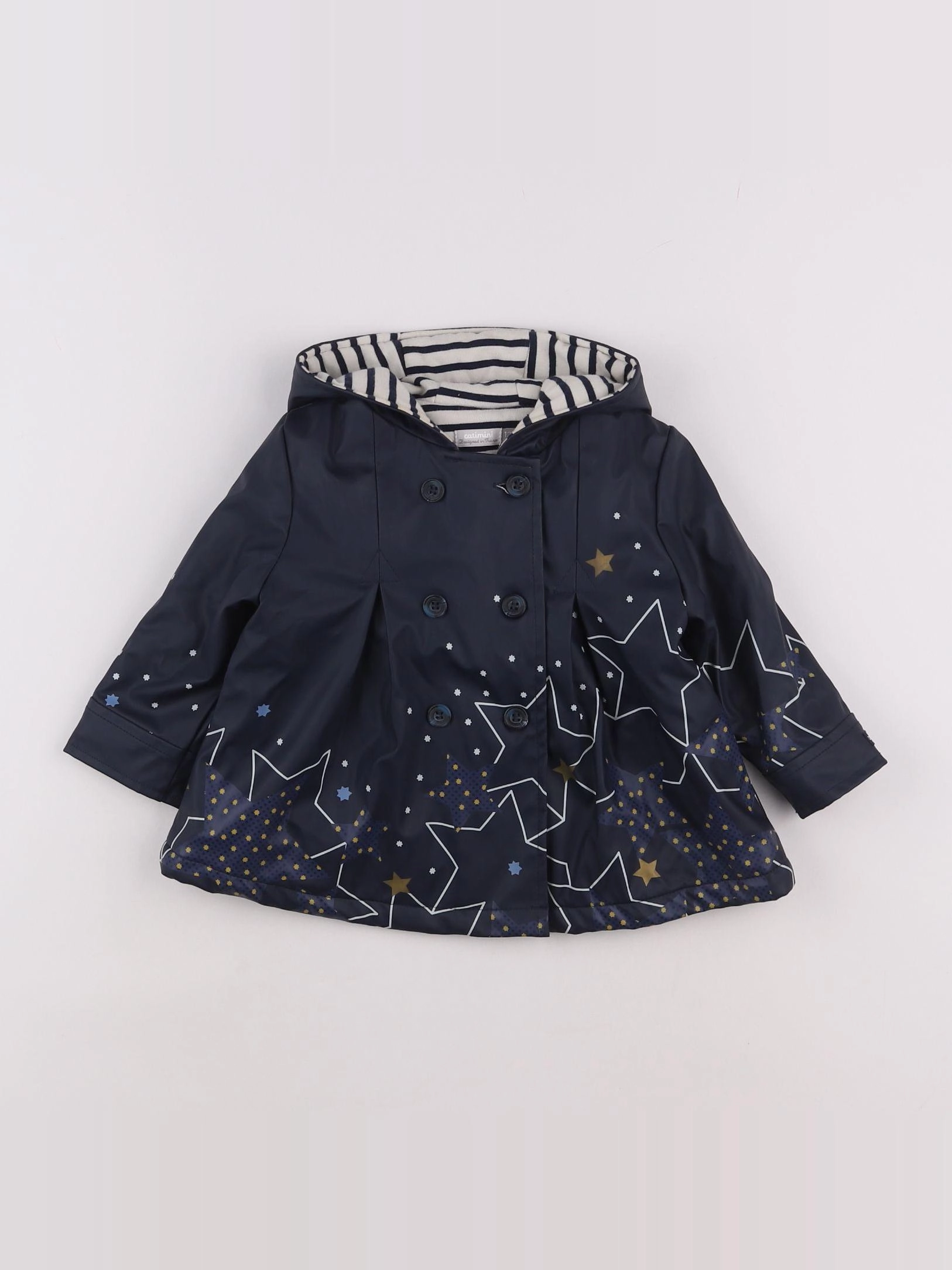 Catimini - imperméable bleu - 12 mois