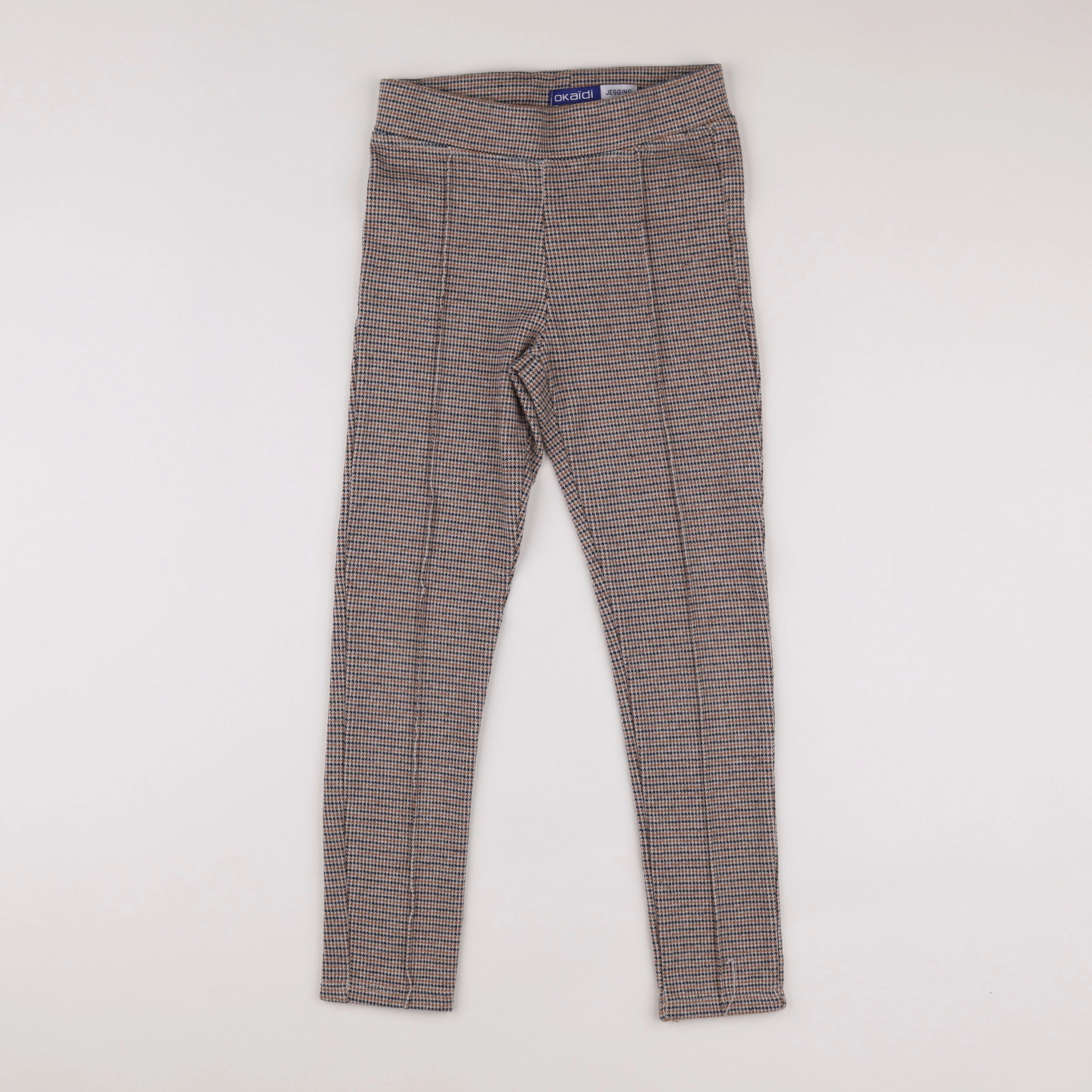 Okaidi - jegging marron - 8 ans