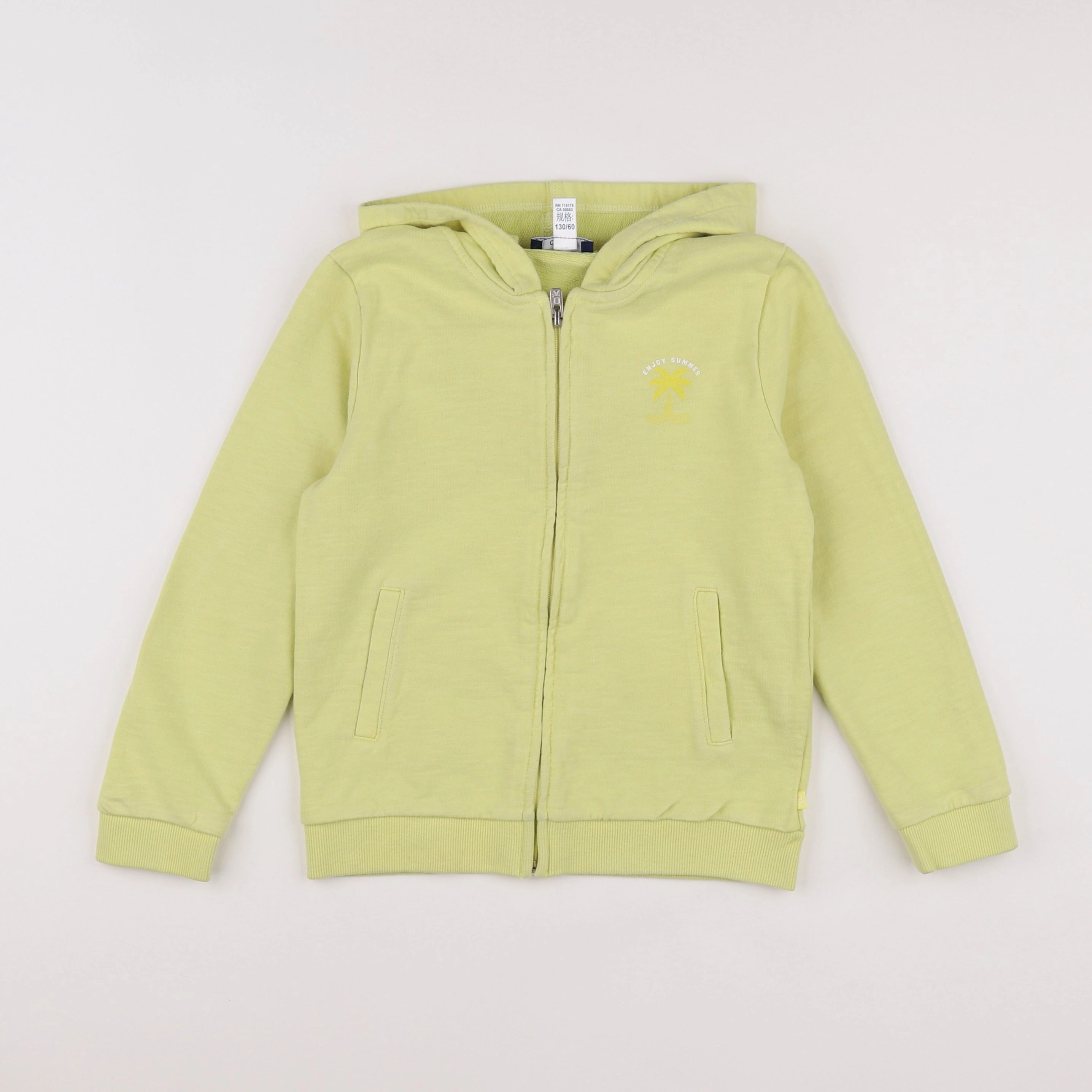 Okaidi - sweat jaune - 8 ans