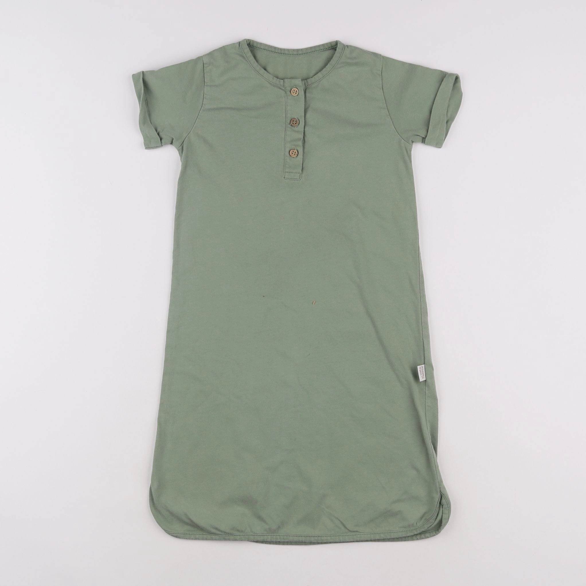 Poudre Organic - chemise de nuit coton vert - 10 ans