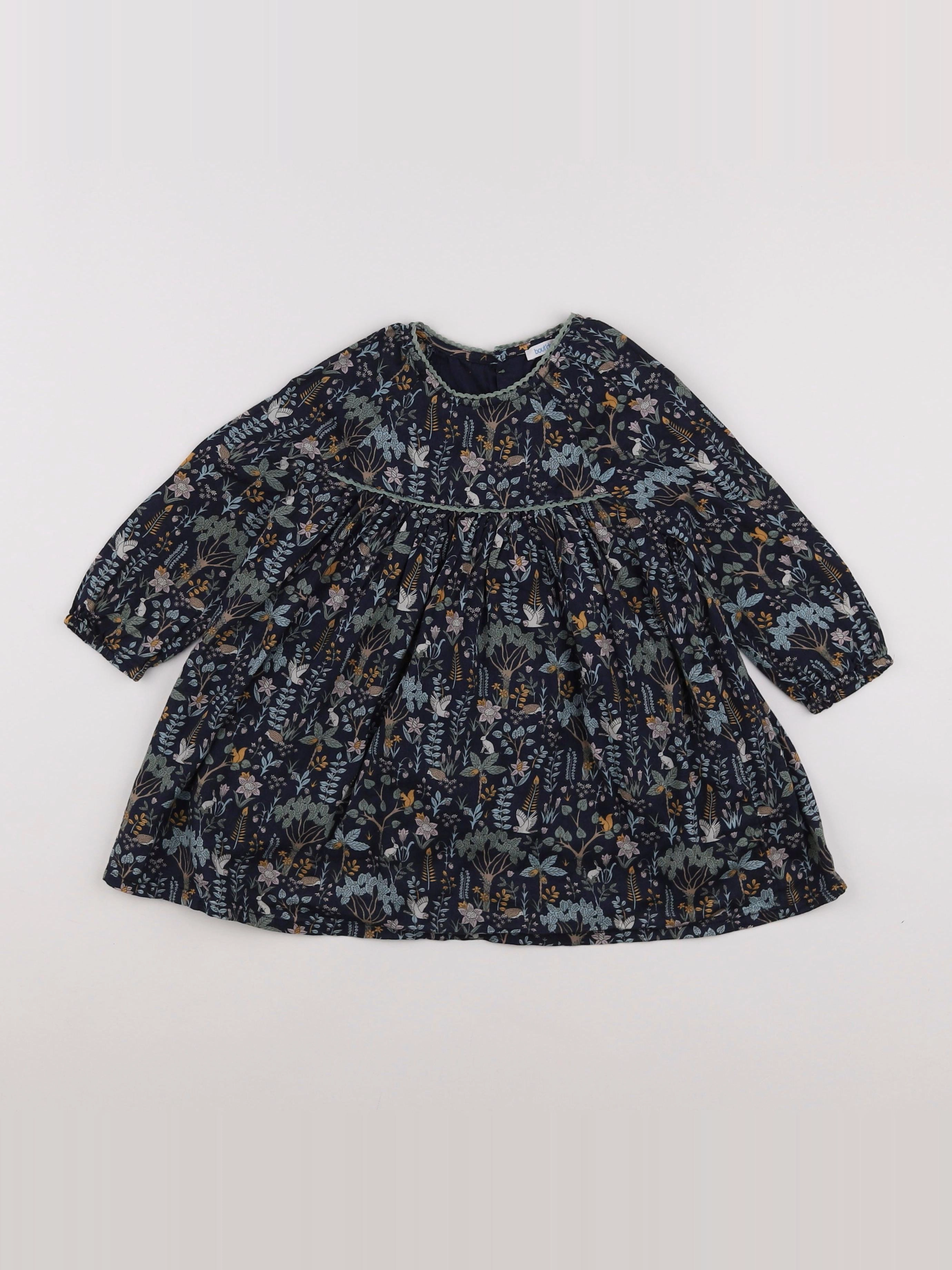 Boutchou - robe bleu - 18 mois