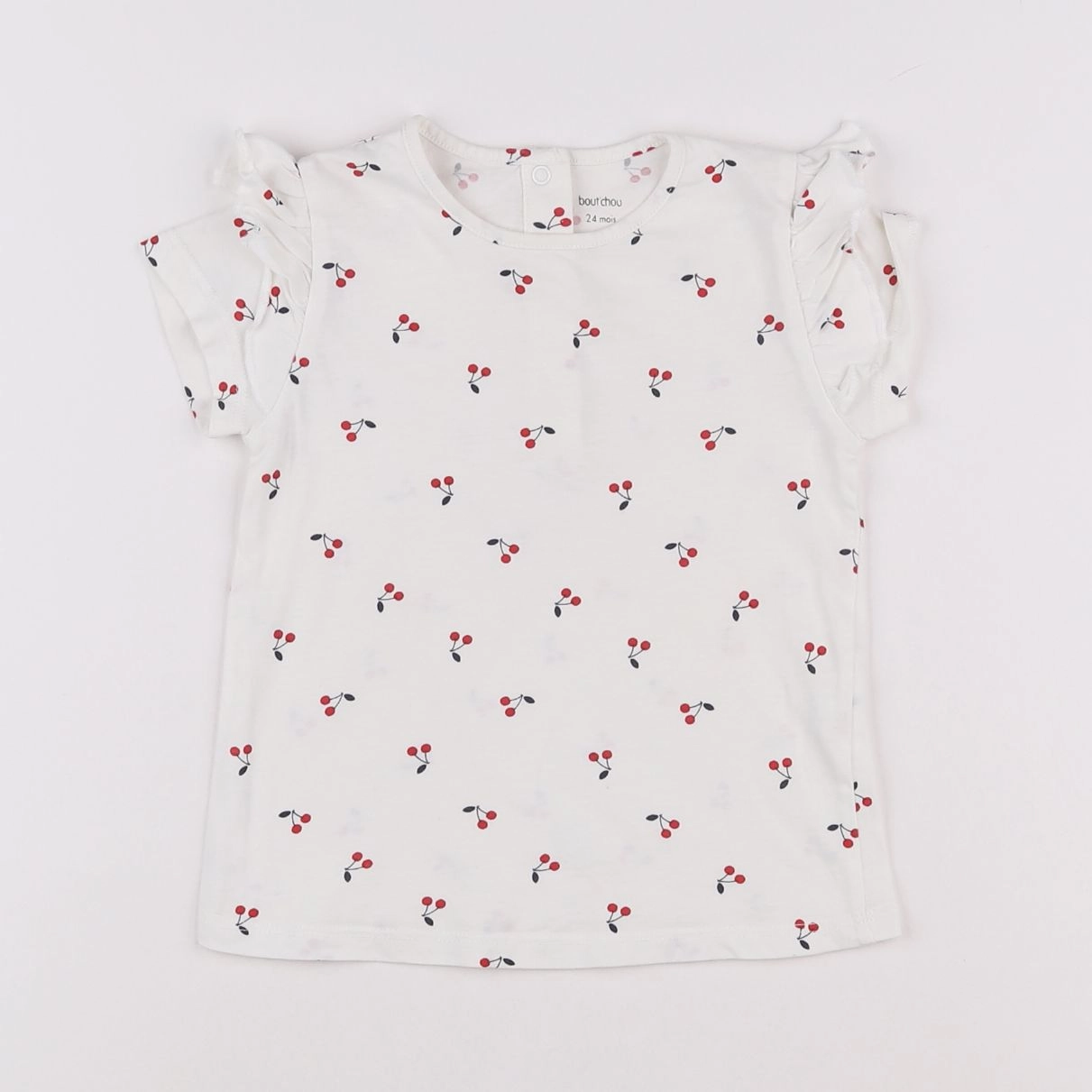 Boutchou - tee-shirt blanc - 2 ans