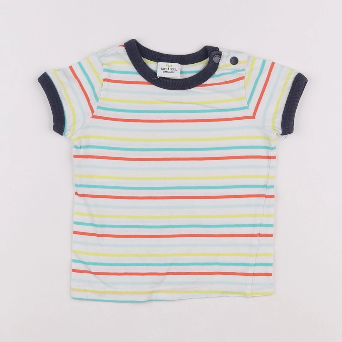 Tape à l'oeil - tee-shirt multicolore - 12 mois