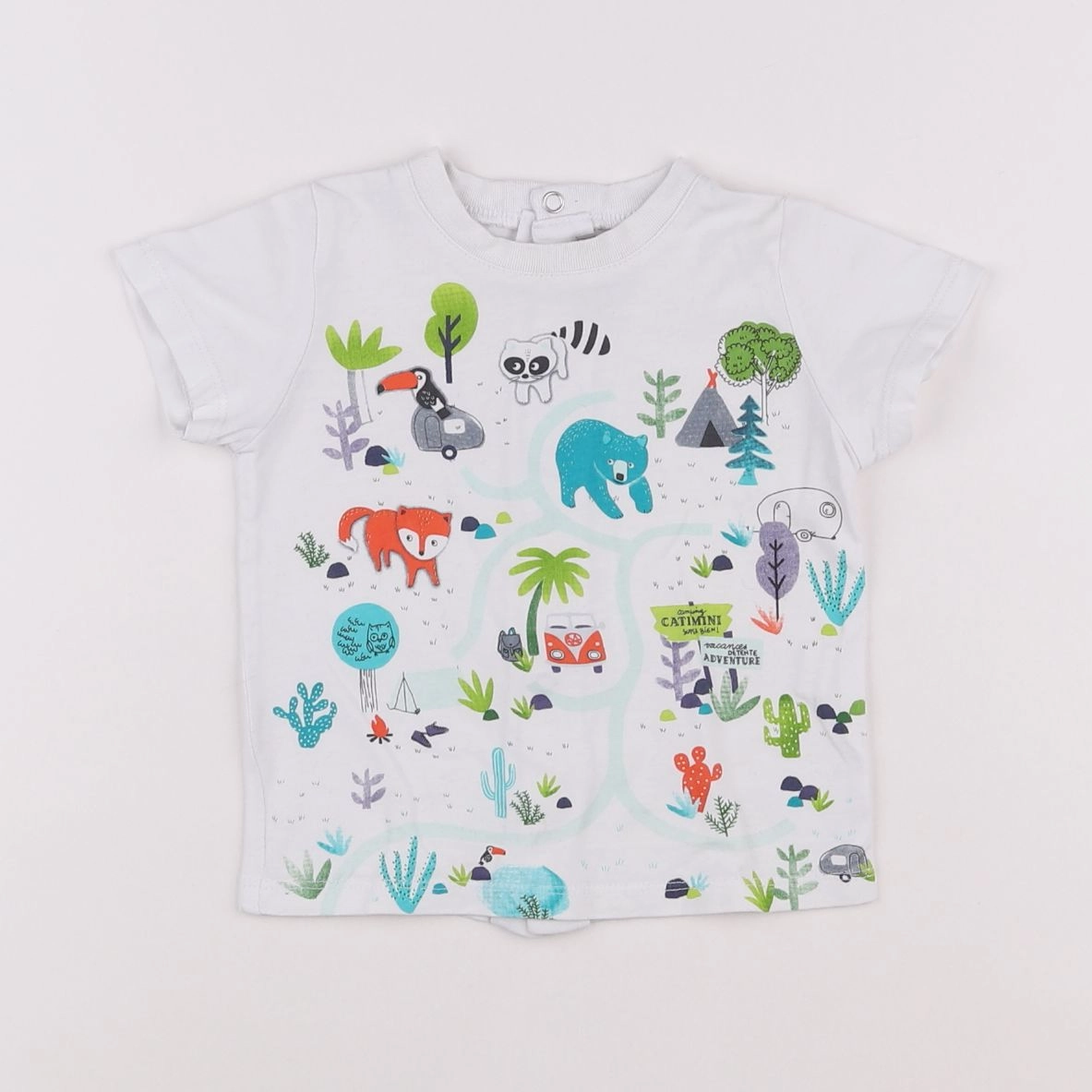 Catimini - tee-shirt blanc - 12 mois