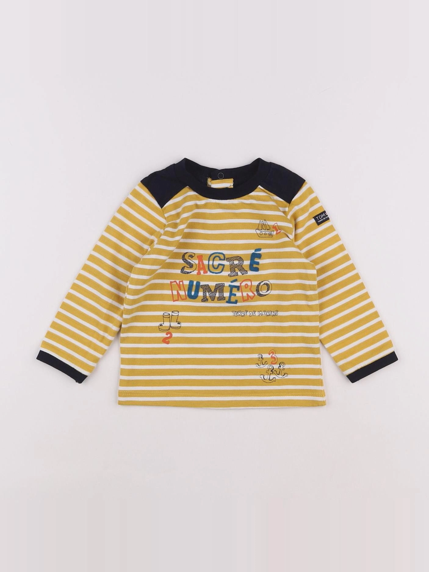 Terre de marins - tee-shirt jaune - 9 mois