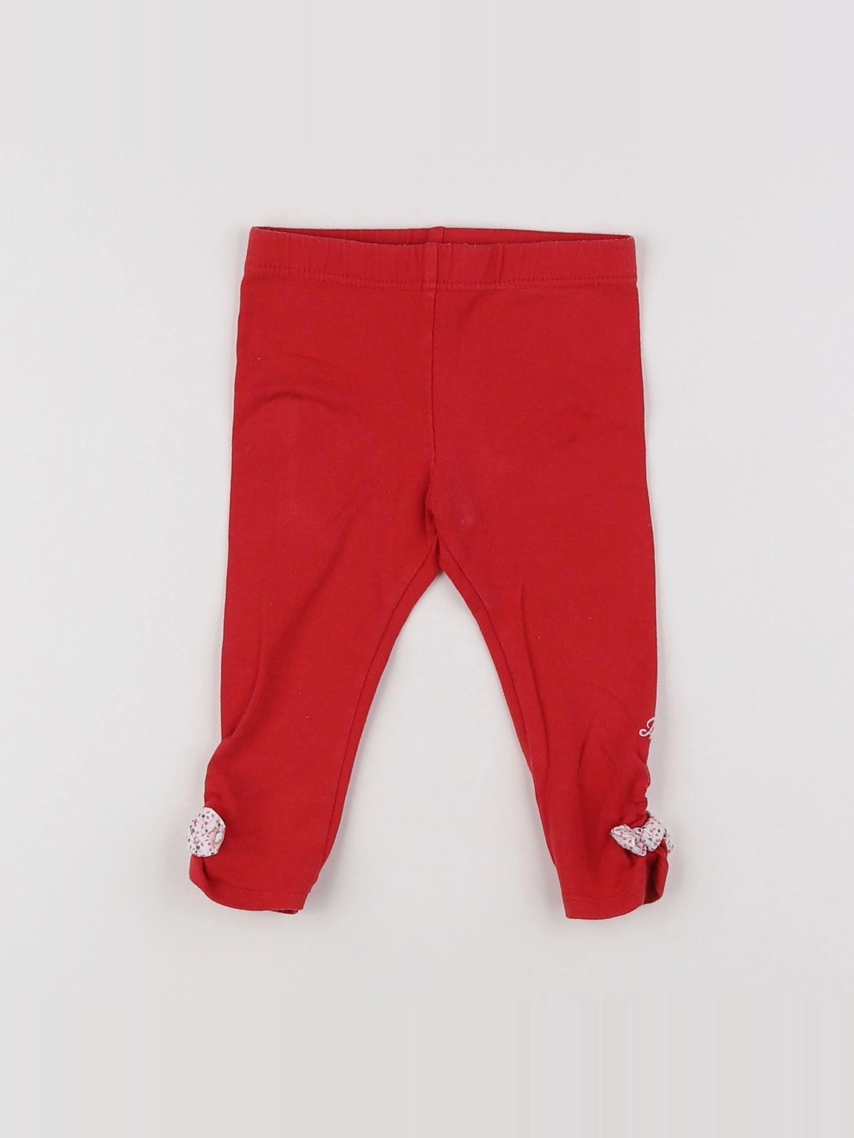 IKKS - legging rouge - 6/9 mois