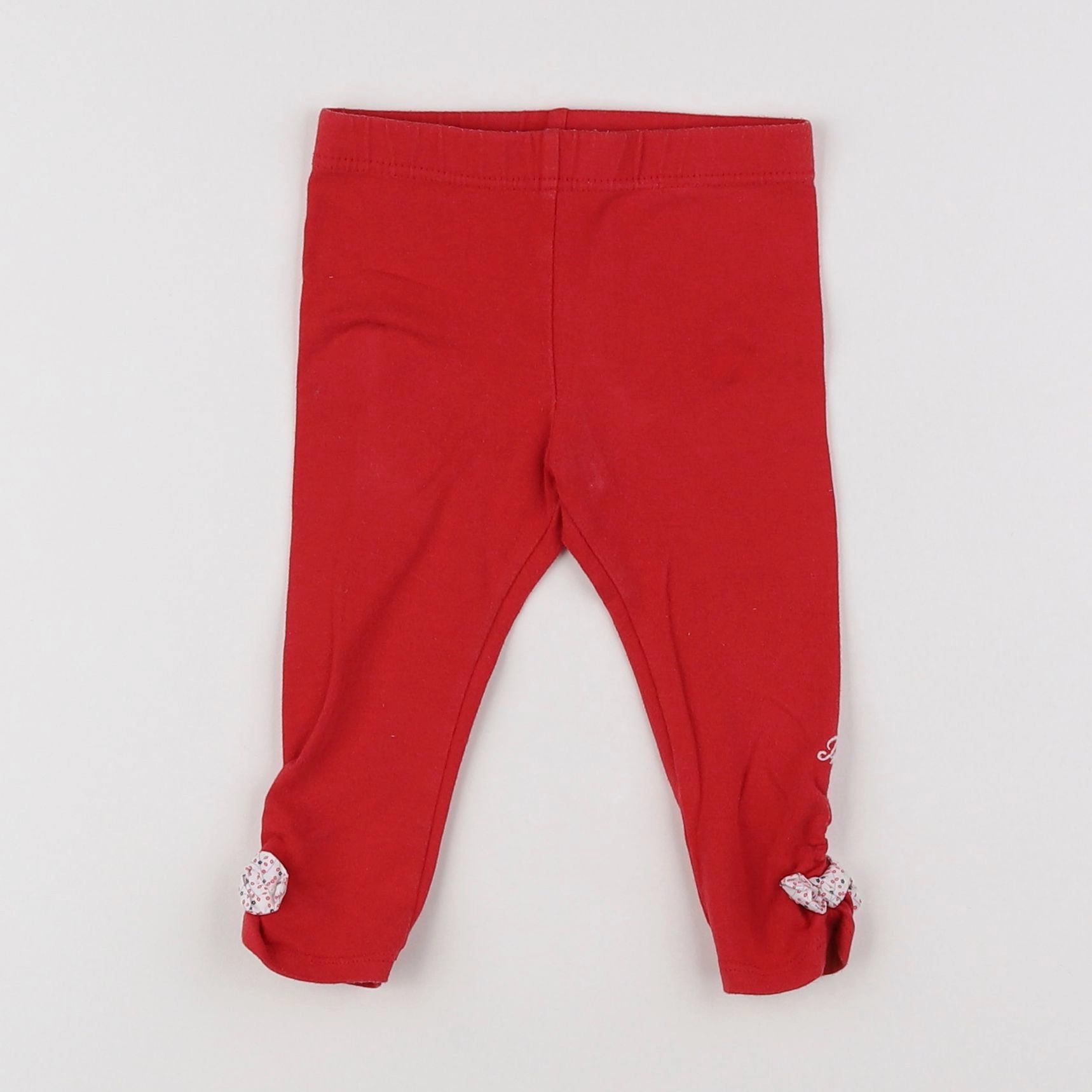 IKKS - legging rouge - 6/9 mois