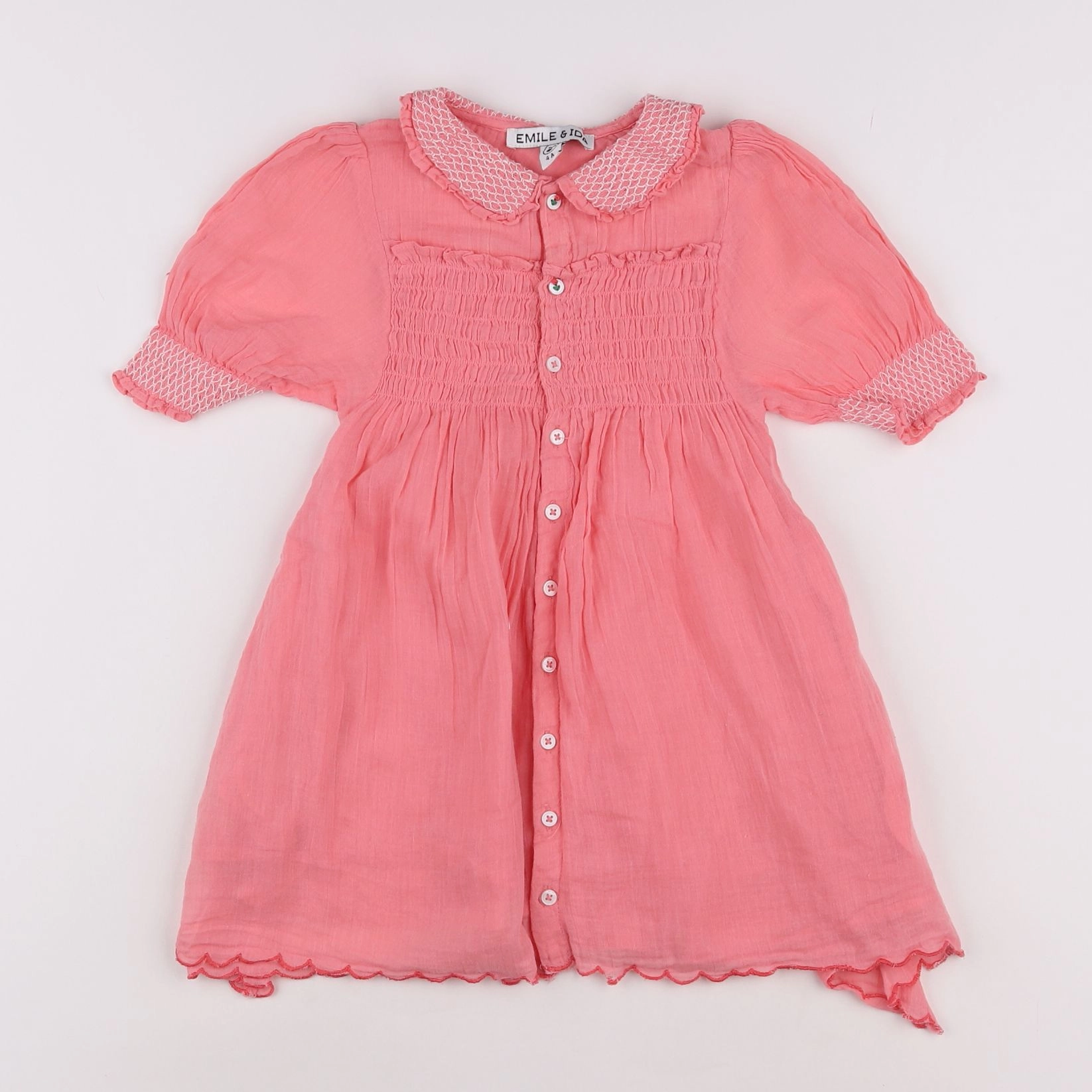 Emile et Ida - robe rose - 4 ans