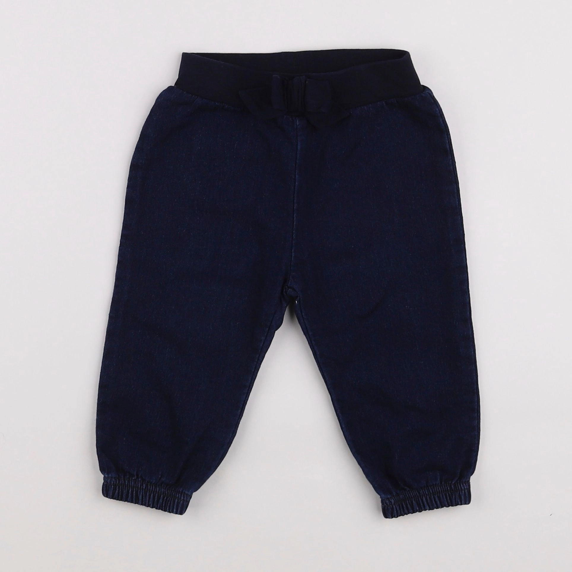 Petit Bateau - sarouel bleu - 12 mois