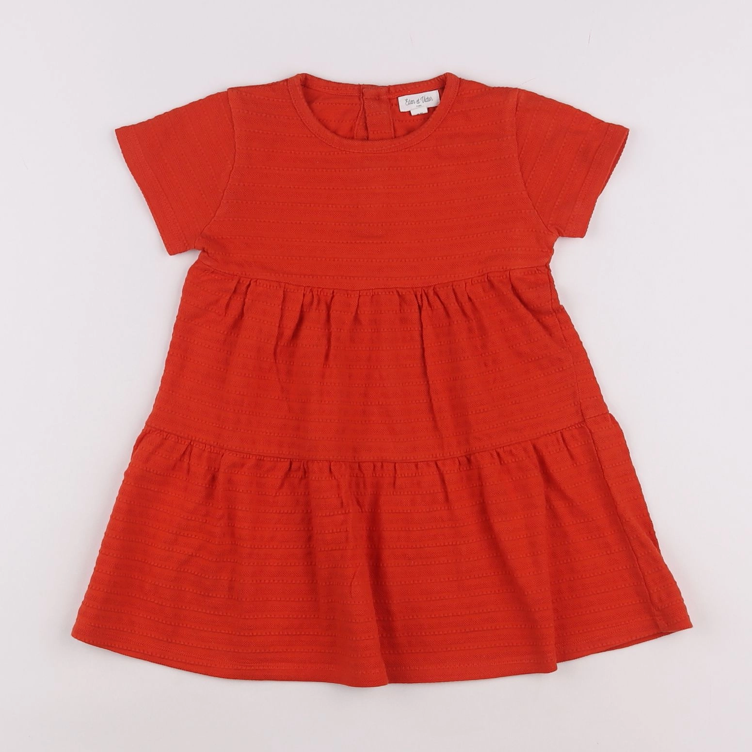 Eden & Victor - robe orange - 2 ans