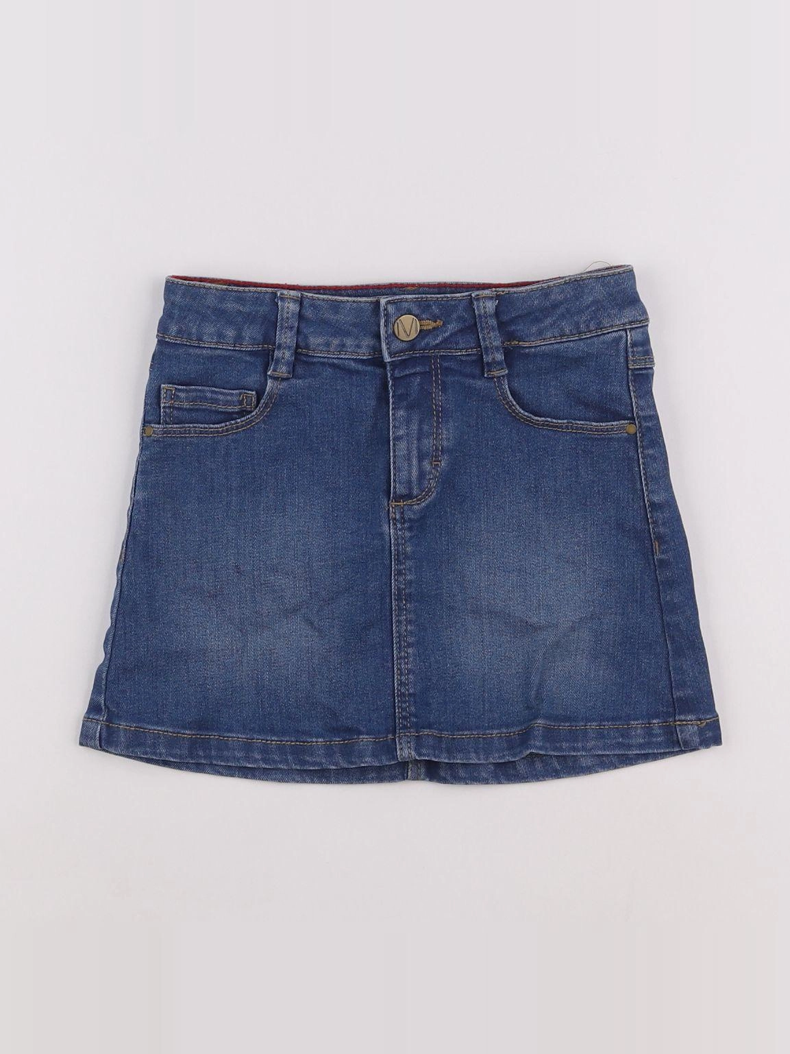 Monoprix - jupe bleu - 5 ans