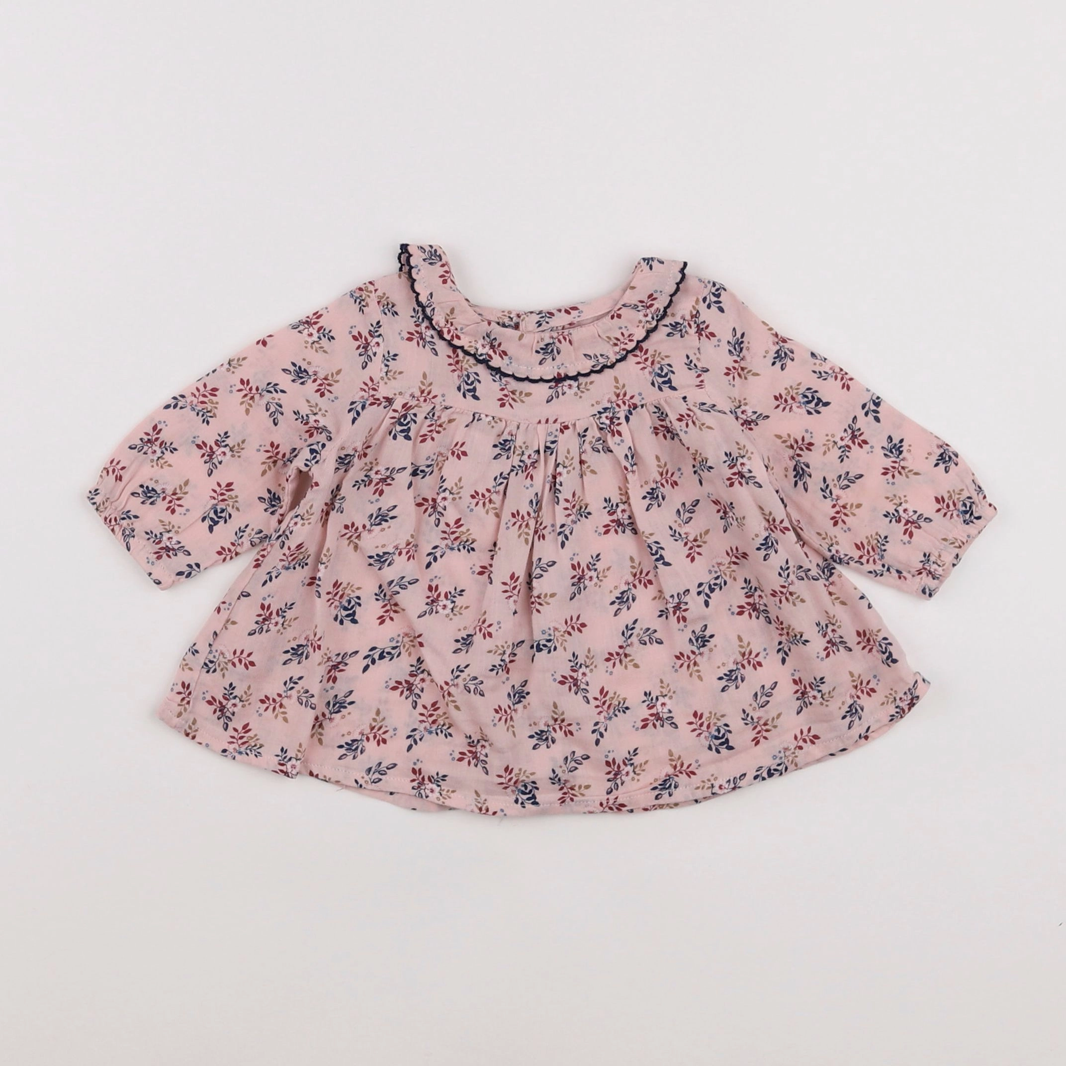 Boutchou - blouse rose - 3 mois