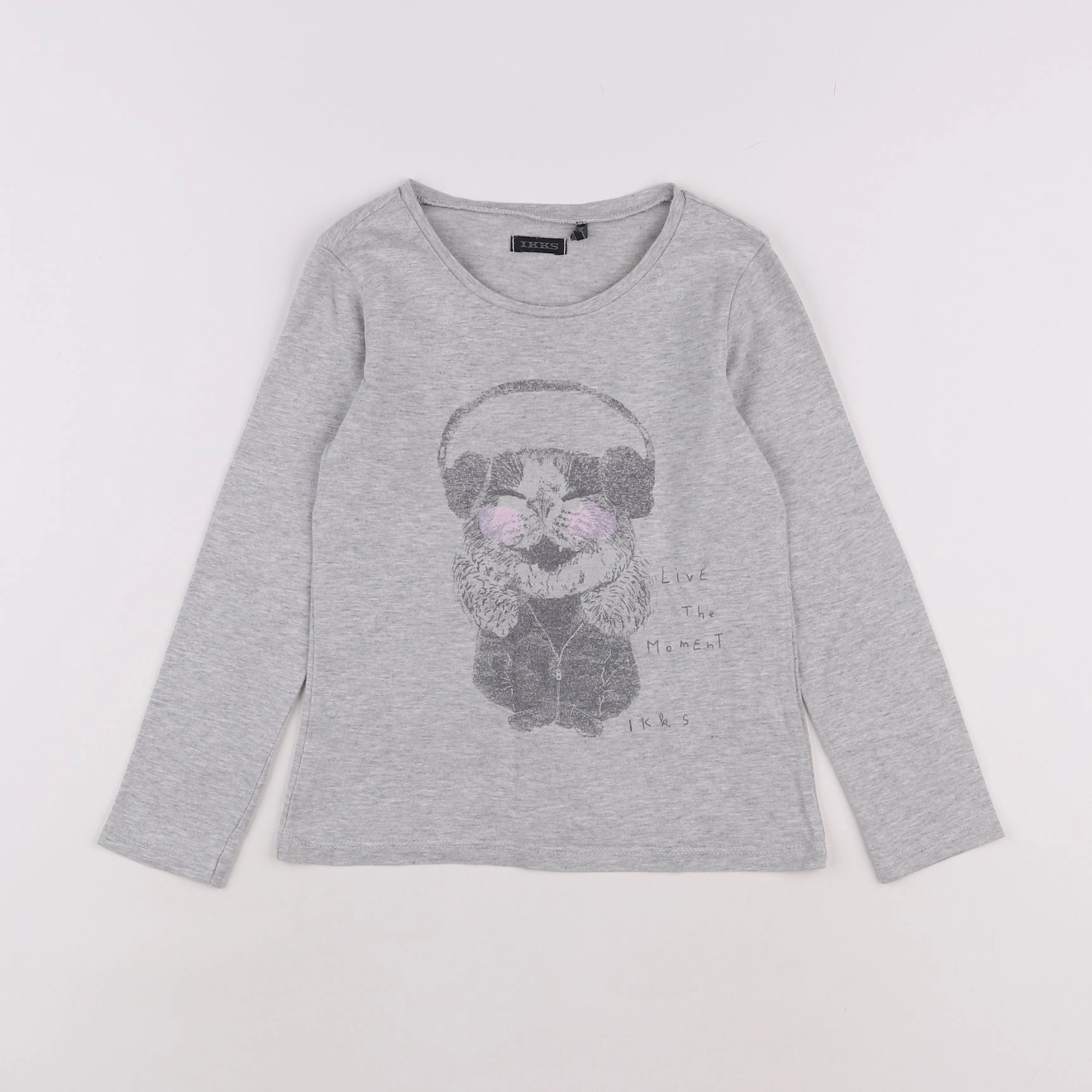 IKKS - tee-shirt gris - 5 ans