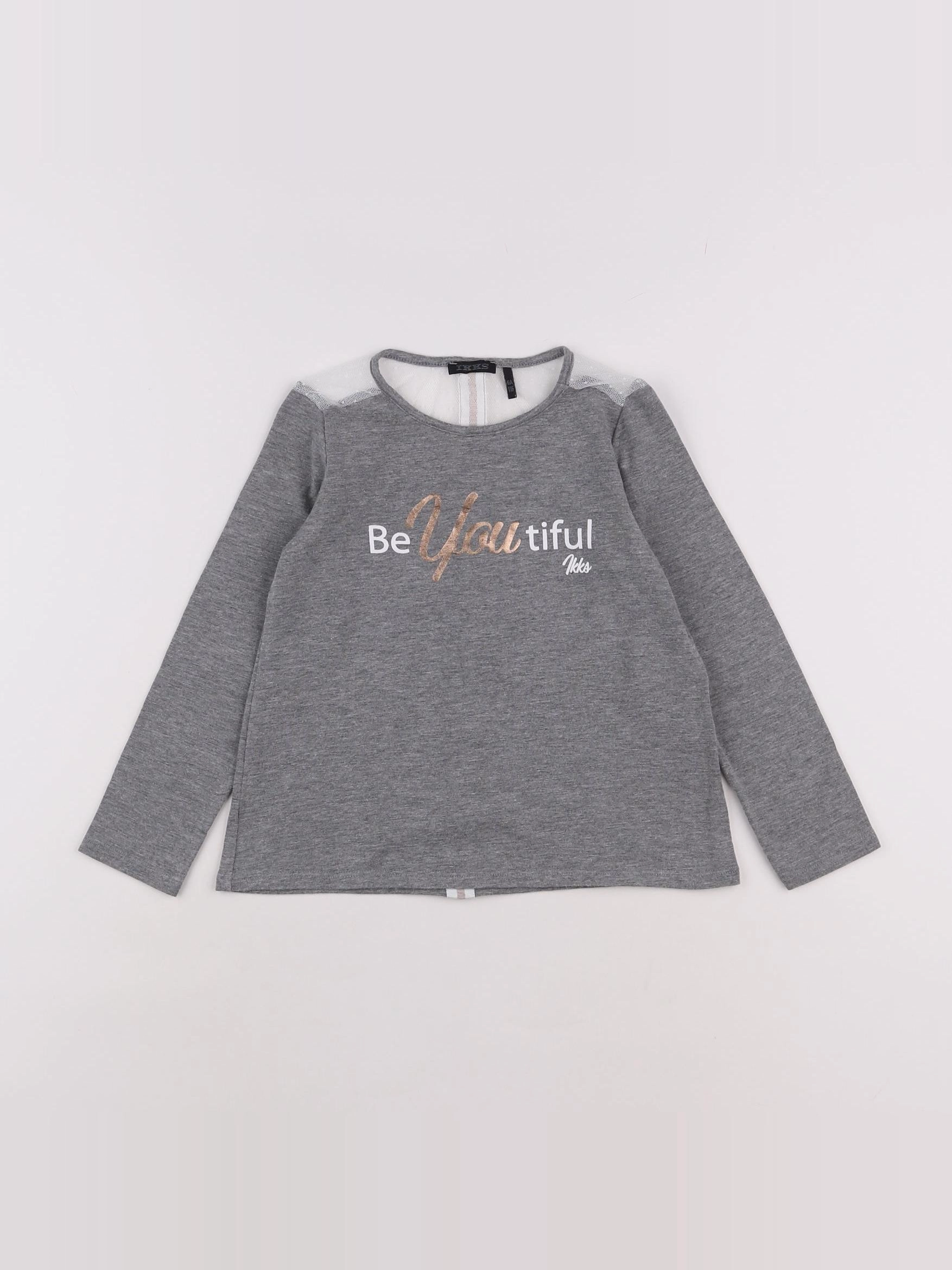 IKKS - tee-shirt gris - 6 ans