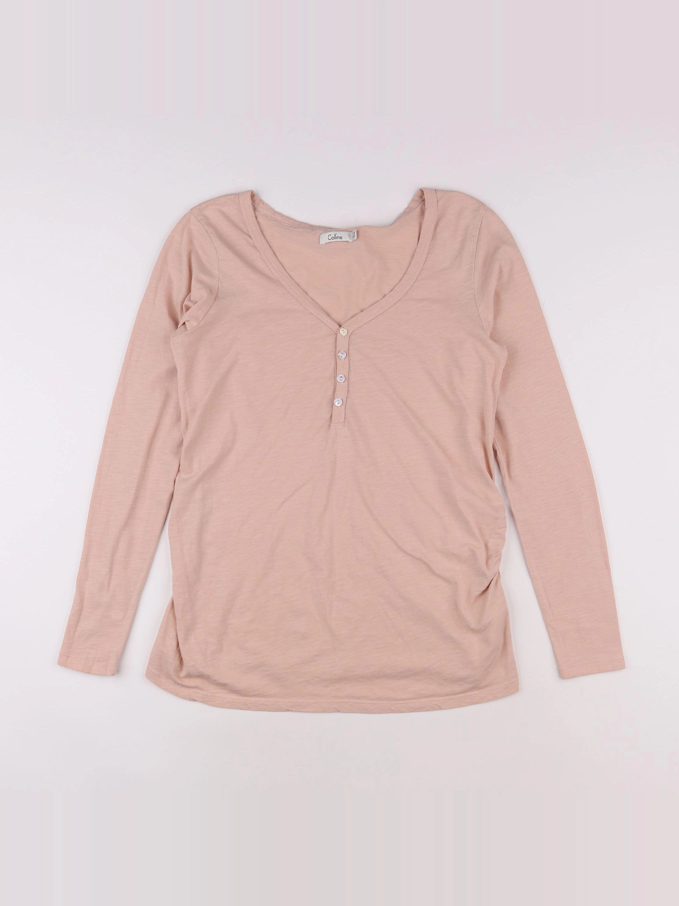 La redoute - tee-shirt grossesse rose - 34 à 36