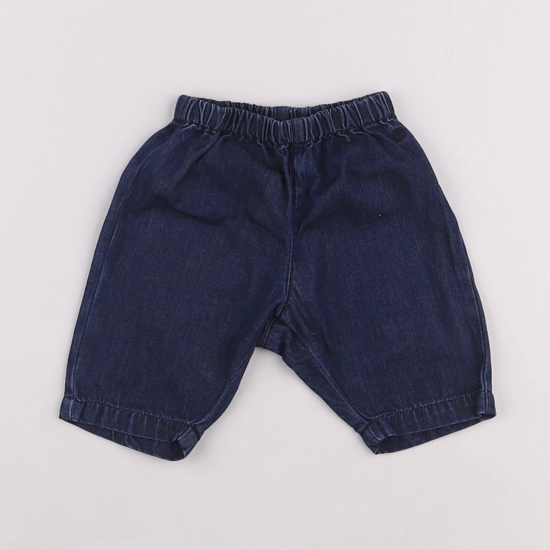 Petit Bateau - jean bleu - 3 mois