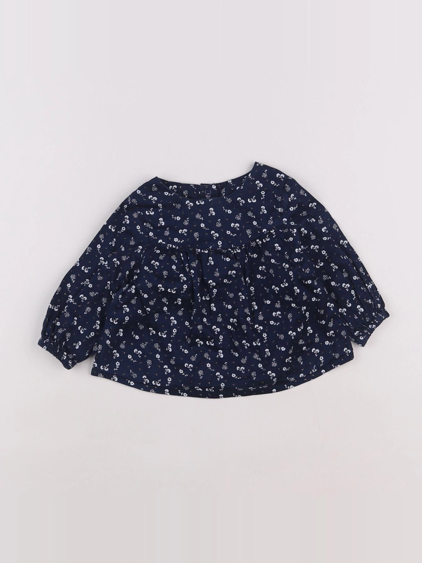 Tape à l'oeil - blouse bleu - 3 mois