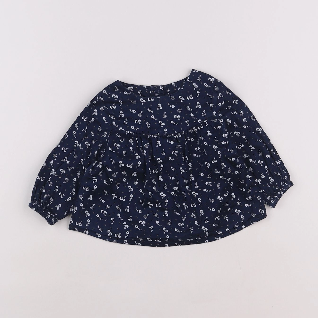Tape à l'oeil - blouse bleu - 3 mois