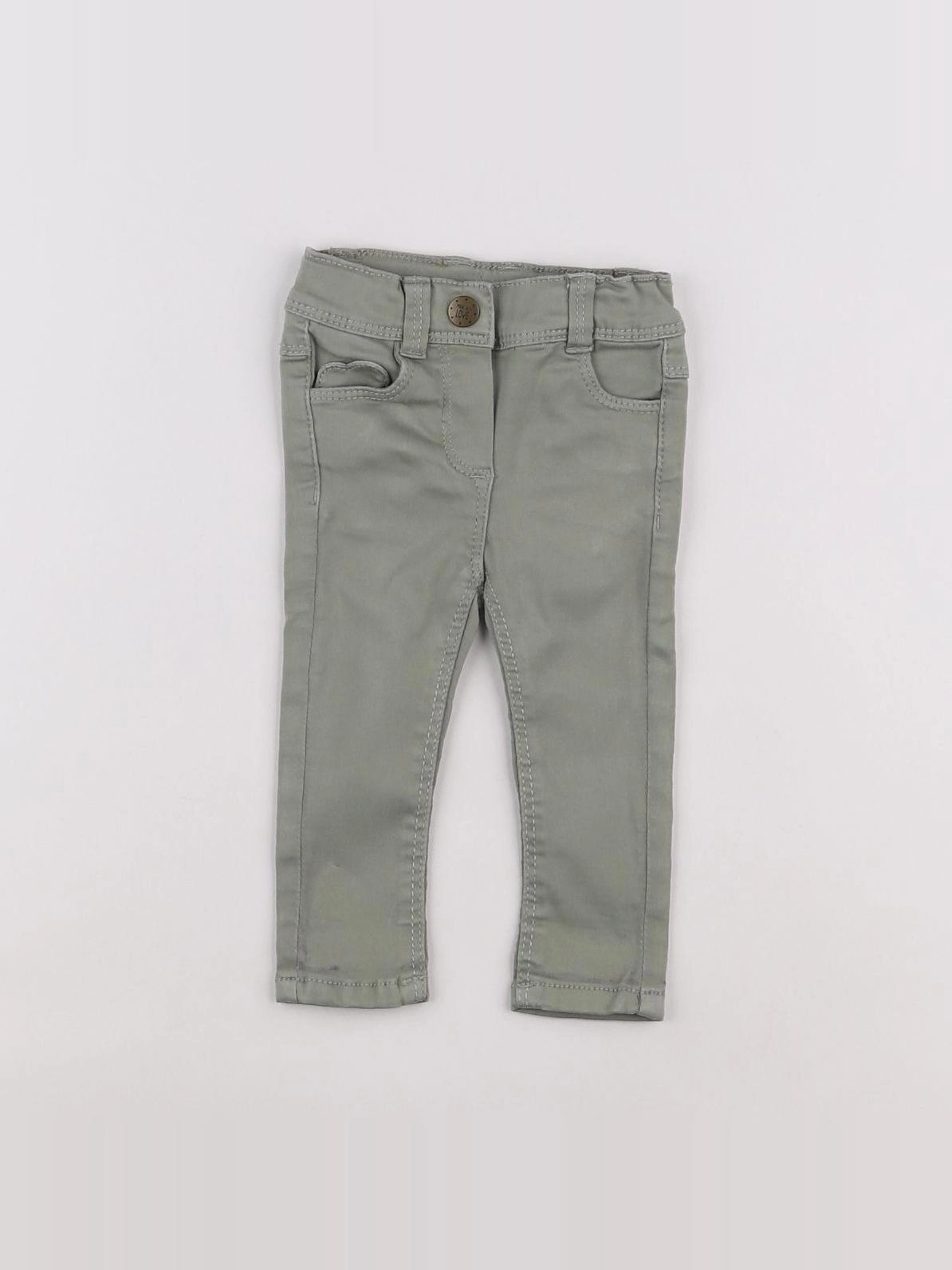 Tape à l'oeil - pantalon vert - 3 mois