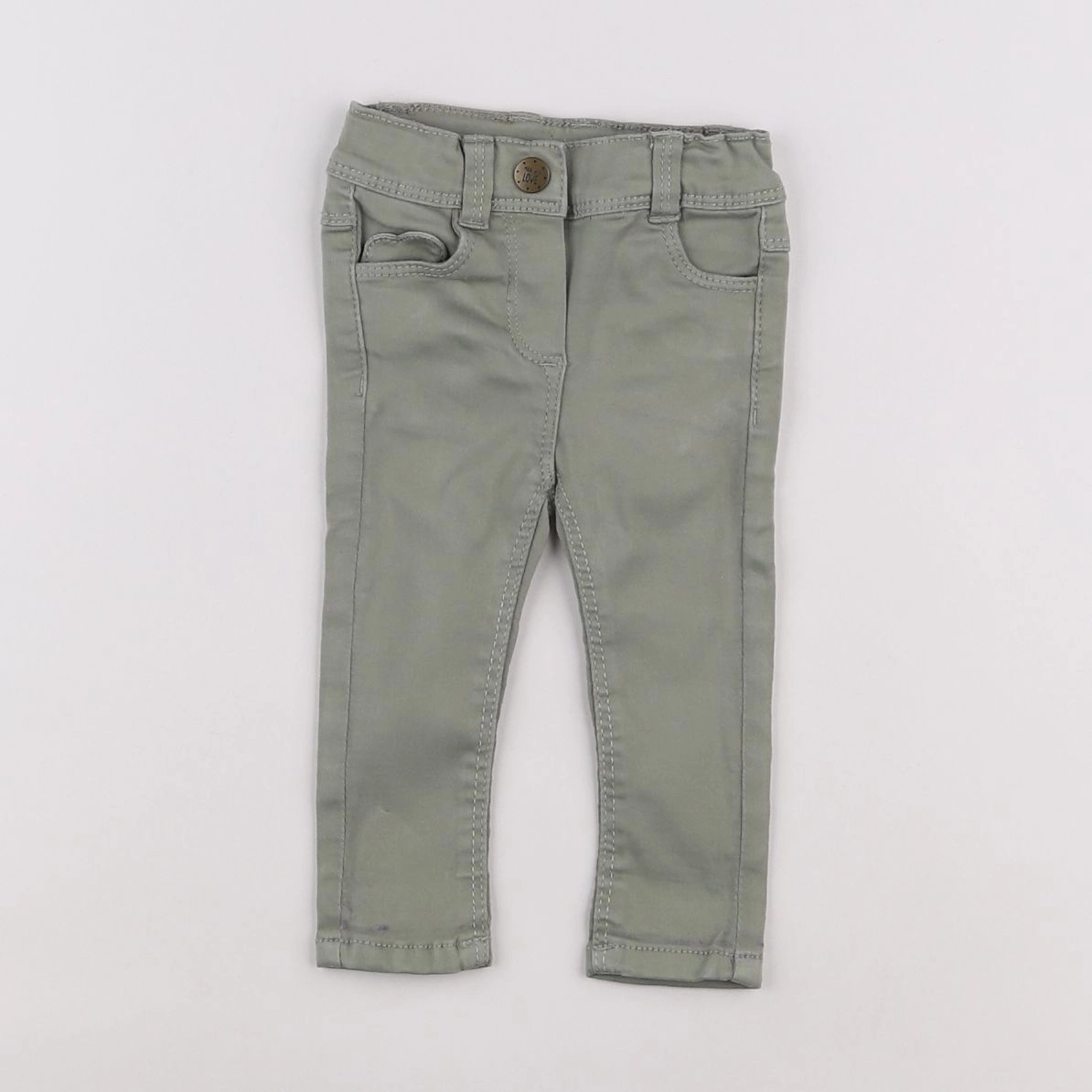 Tape à l'oeil - pantalon vert - 3 mois