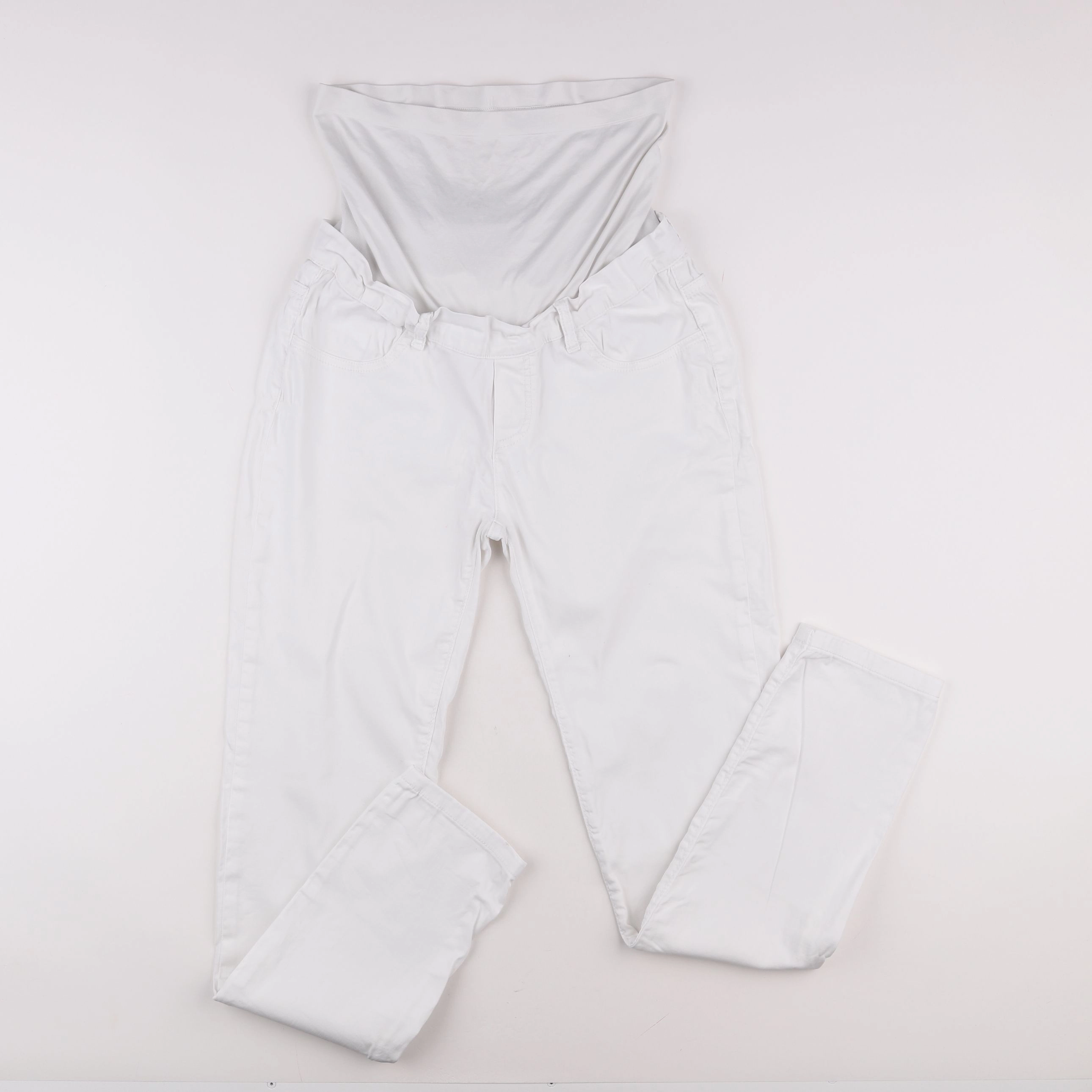 Envie de fraise - jean grossesse blanc - 40