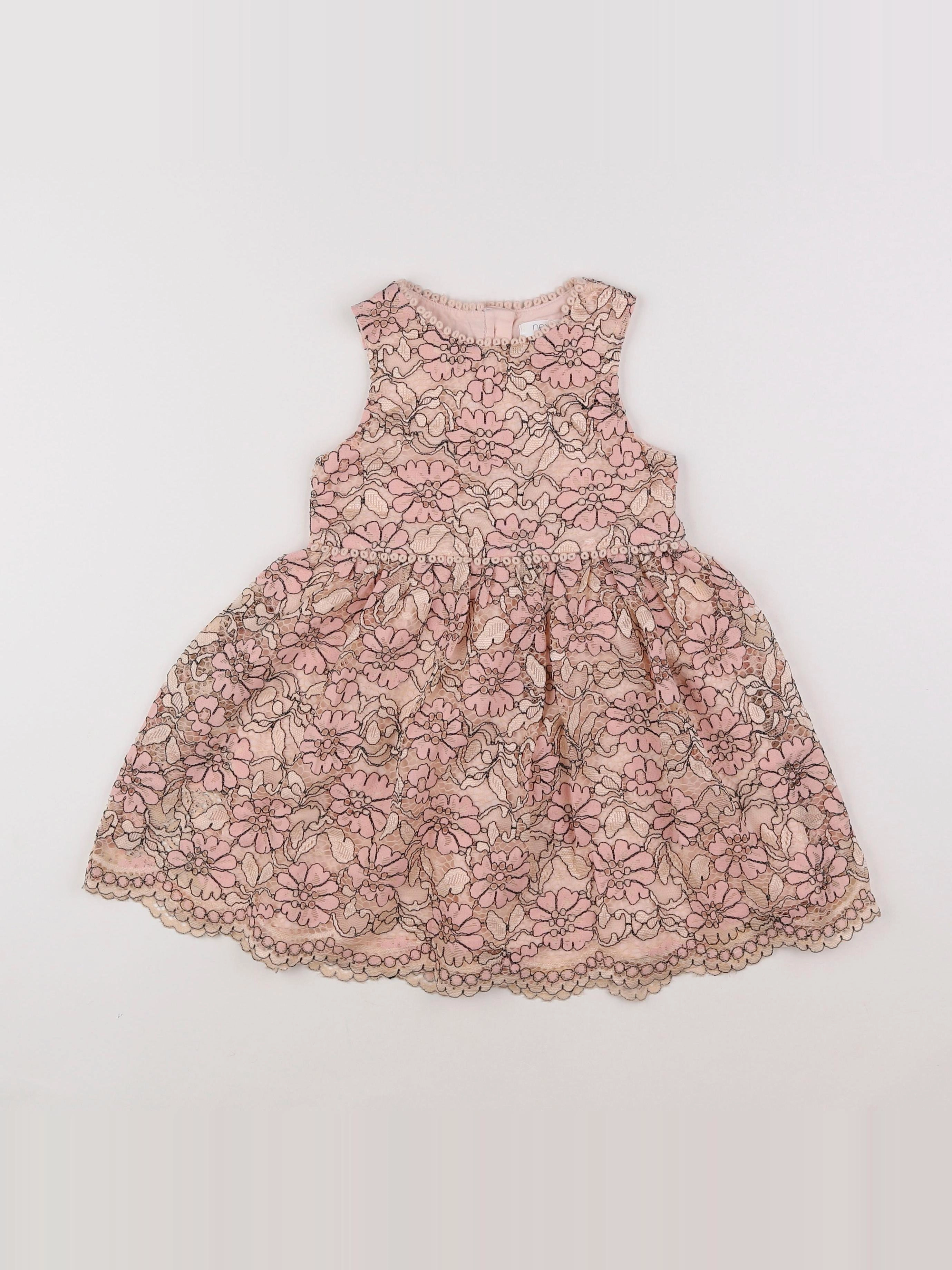 Next - robe rose - 18 mois à 2 ans