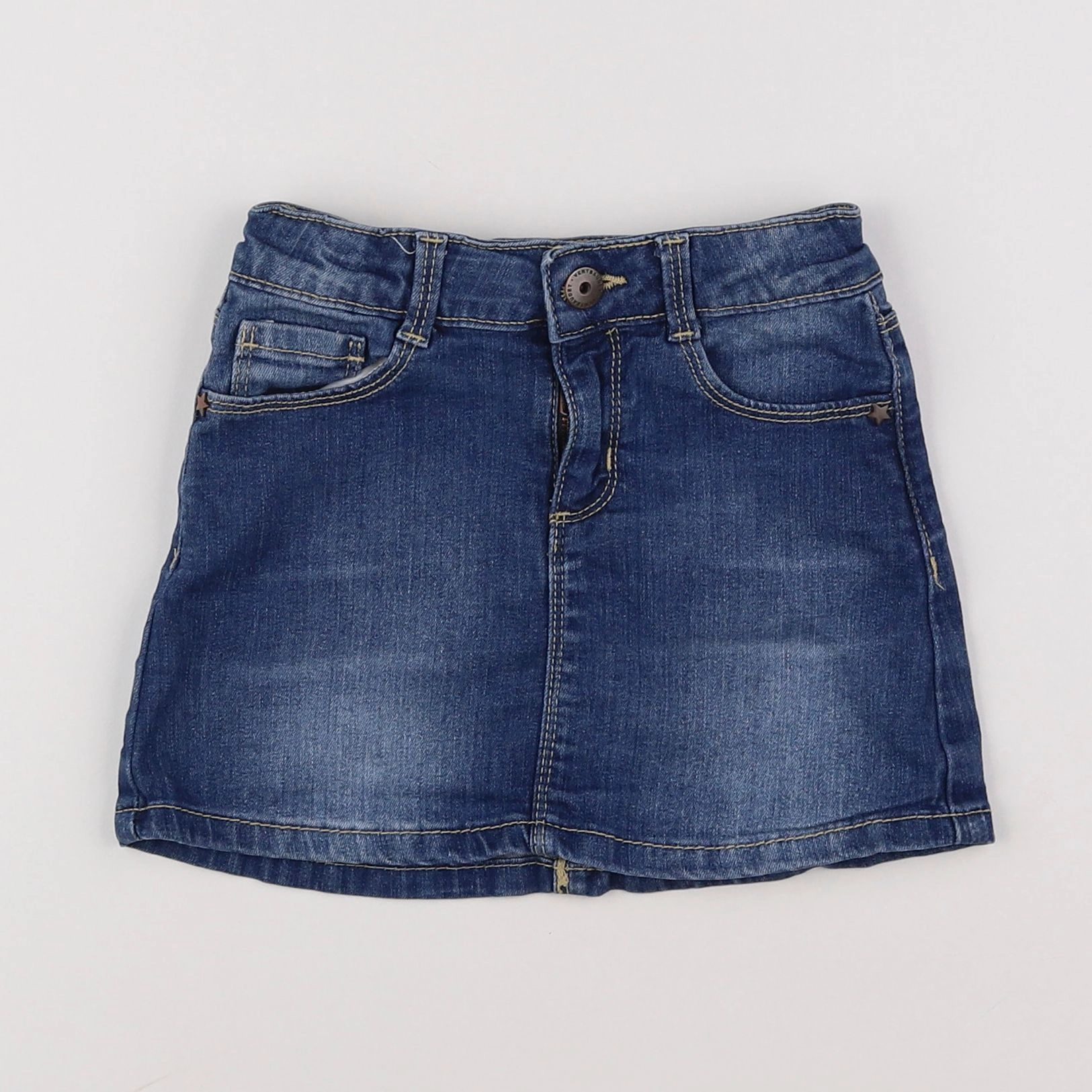 Vertbaudet - jupe bleu - 4 ans