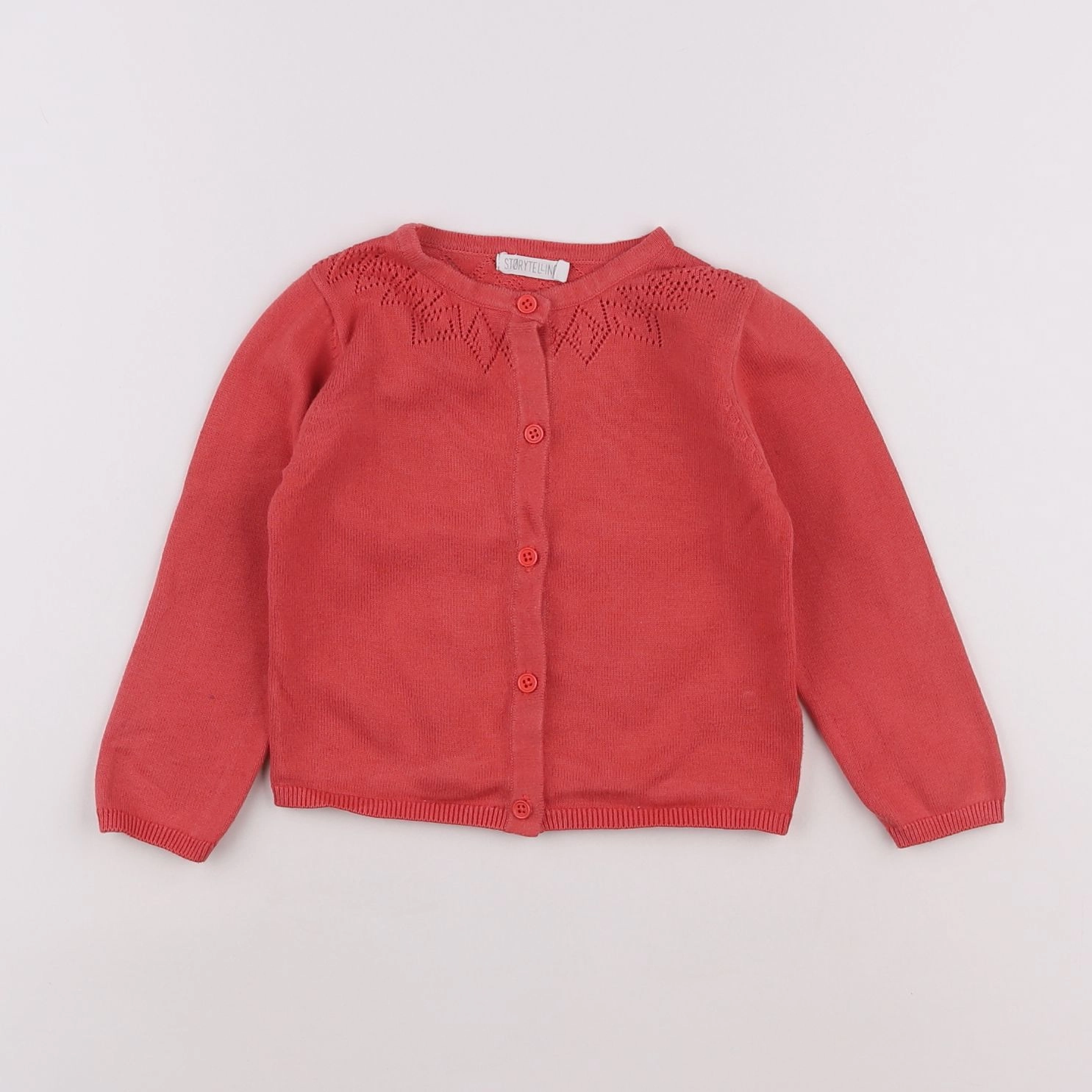 Storytelling - gilet rose - 2 ans